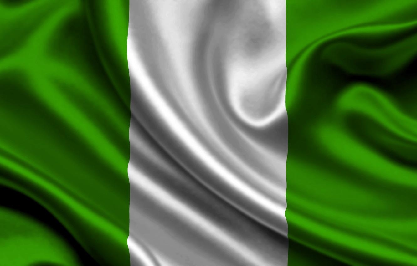 1340x850 Wallpaper White, Flag, Texture, Green, Flag, Nigeria, Nigeria, Desktop