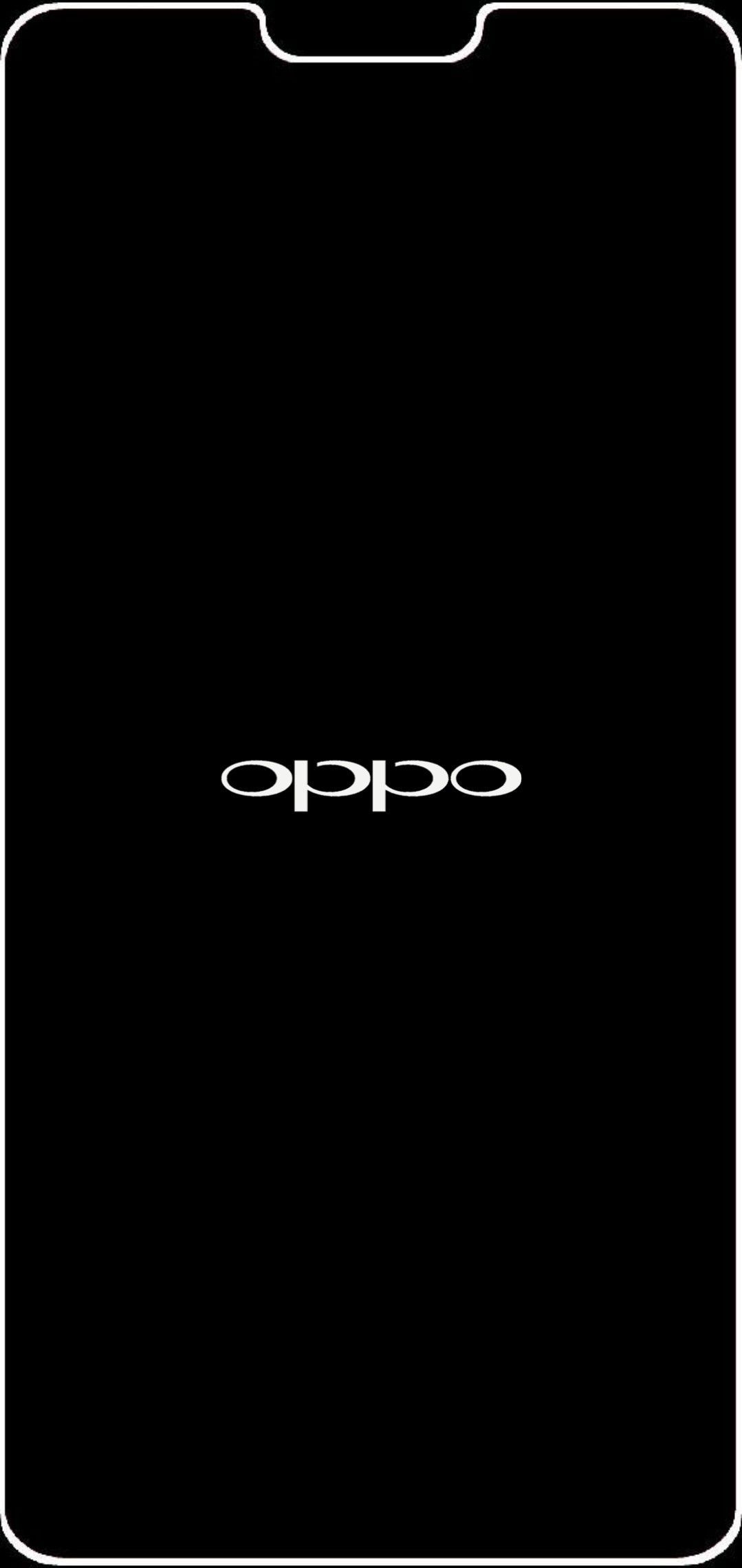 1080x2280 Oppo white and black border light frame 1080x2280. Gambar, Phone