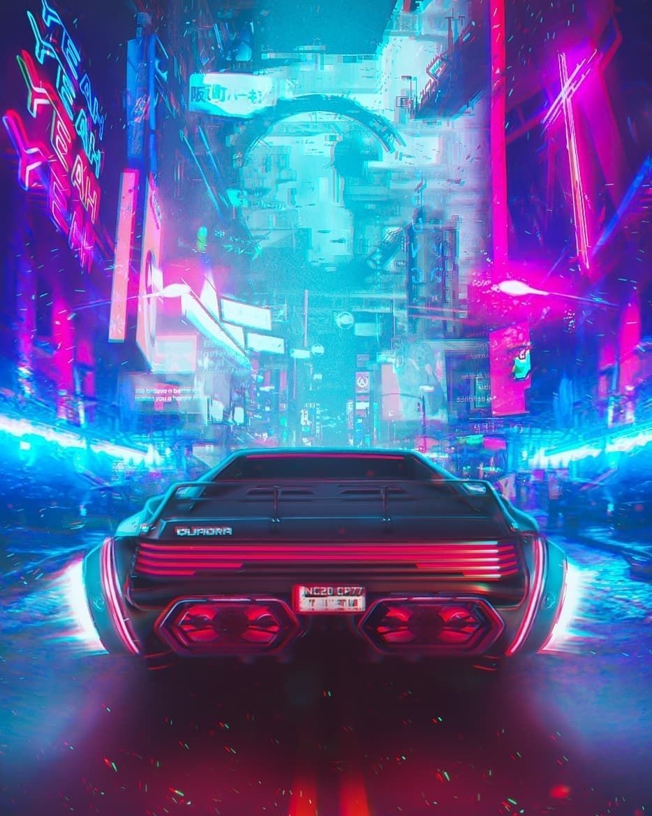 940x1170 retrowave.z Lighting Speed⚡, Phone