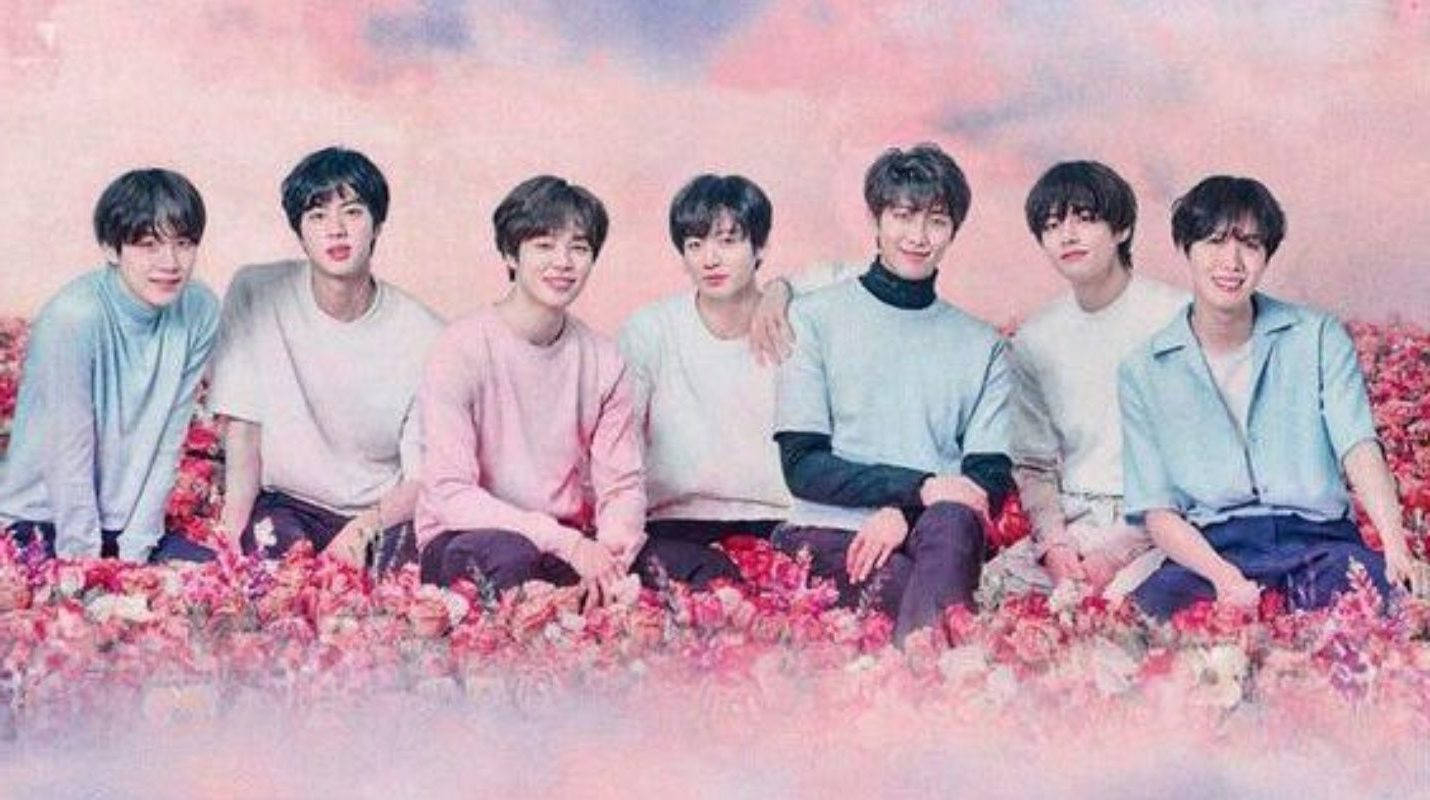 1430x800 Cute Bts Group Wallpaper, Desktop