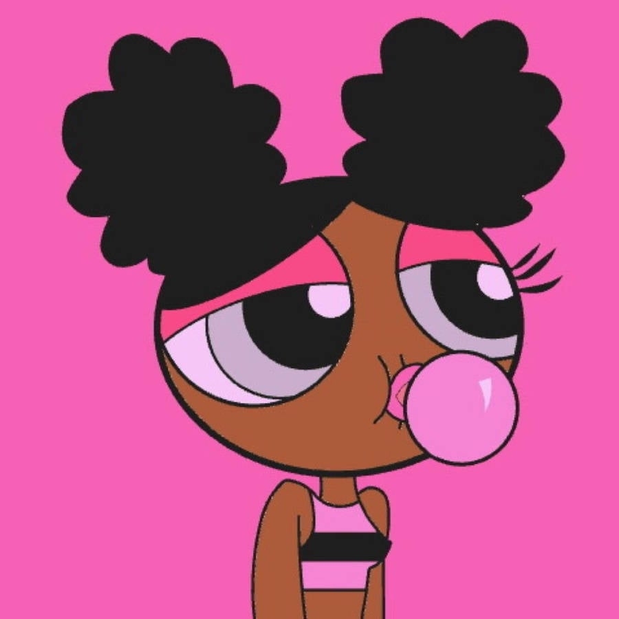 900x900 Download Cute Black Girl Powerpuff Girls Wallpaper, Phone