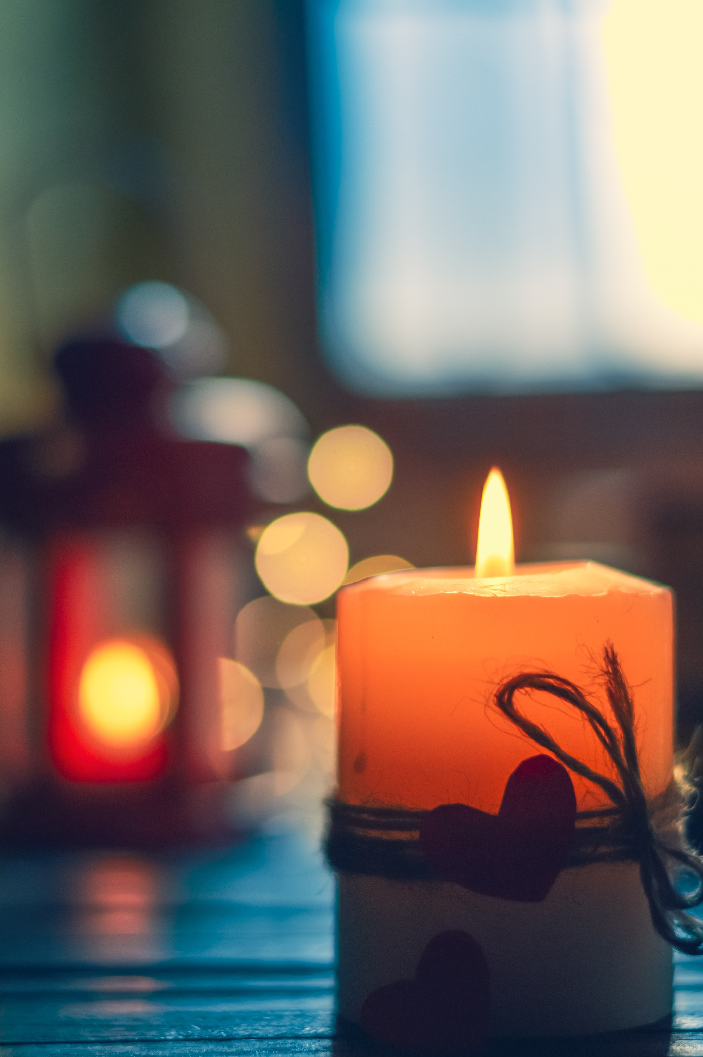 2760x4150 wallpaper: Candle, Heart, Wick, Wax, Phone