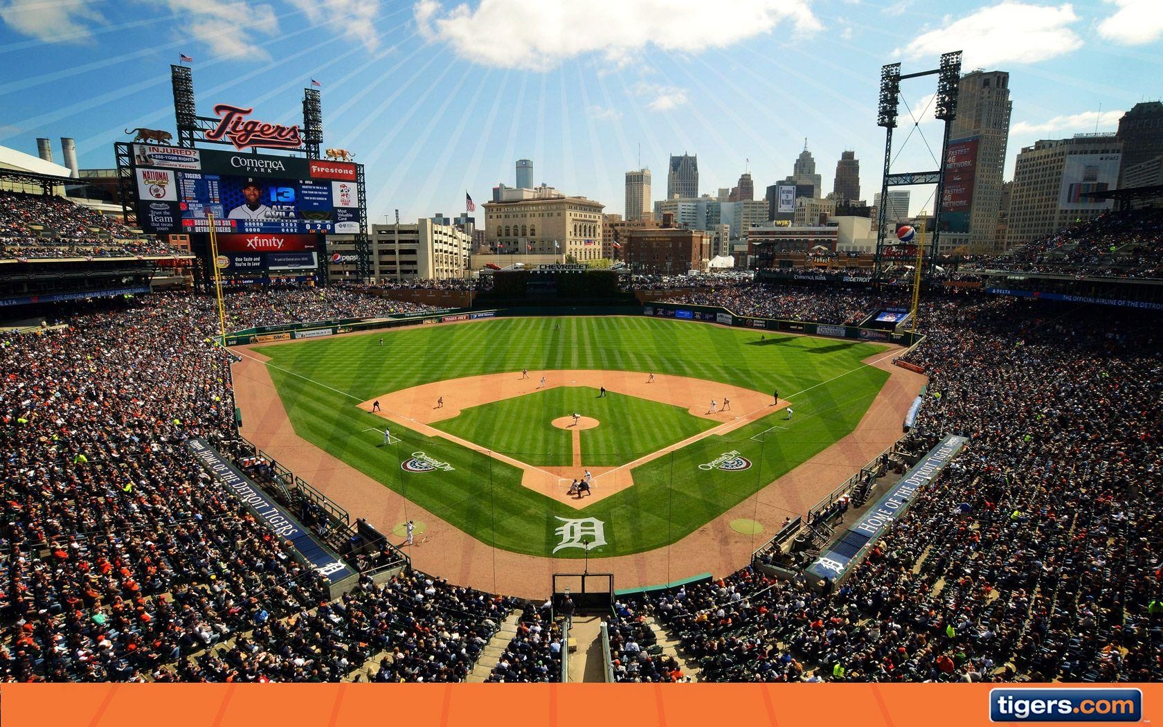 1680x1050 Comerica Park Wallpaper. Wallpaper. Detroit Tigers, Desktop