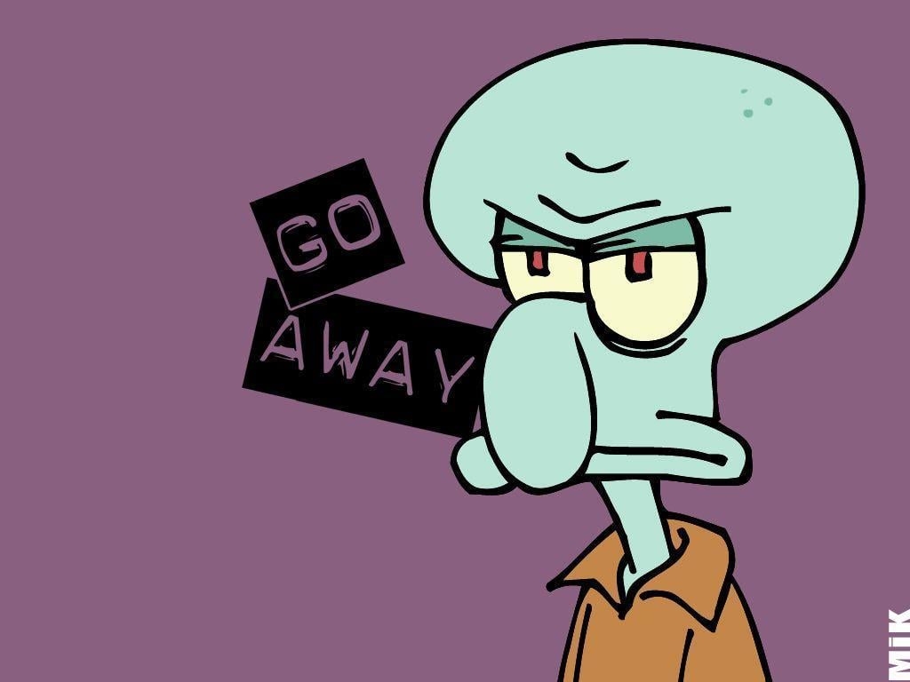 1030x770 Spongebob Squidward Go Away Wallpaper Wallpaper. Best, Desktop