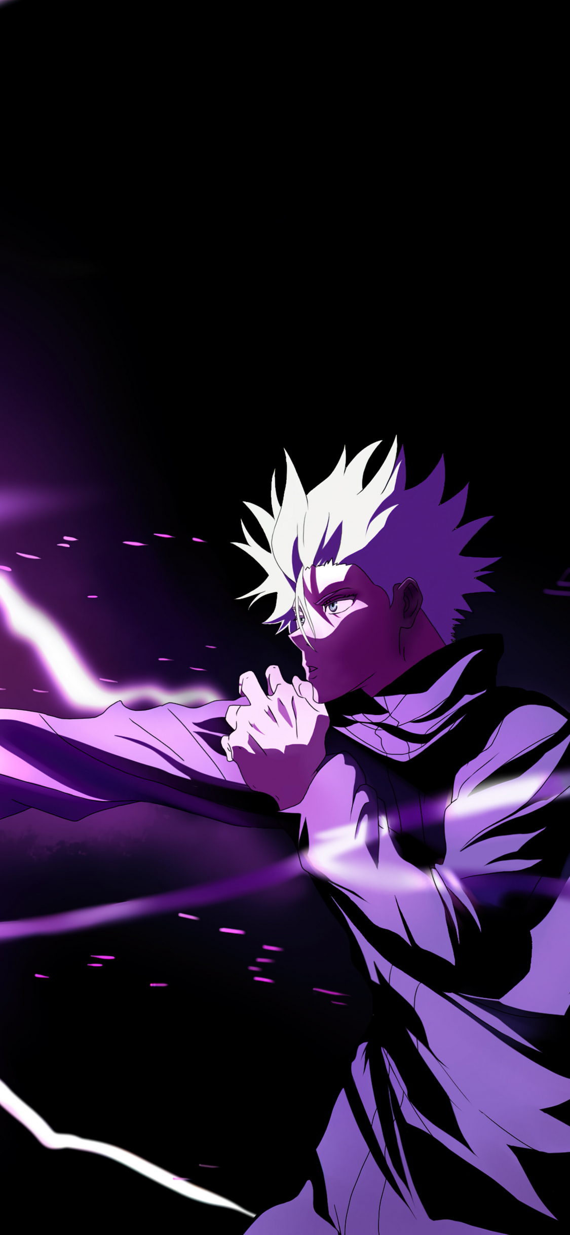 1130x2440 Free download Satoru Gojo Hollow Purple Jujutsu Kaisen 4K Phone iPhone Wallpaper [2160x3840] for your Desktop, Mobile & Tablet. Explore Cool Anime Purple Wallpaper. Cool Purple Background, Cool Purple, Phone