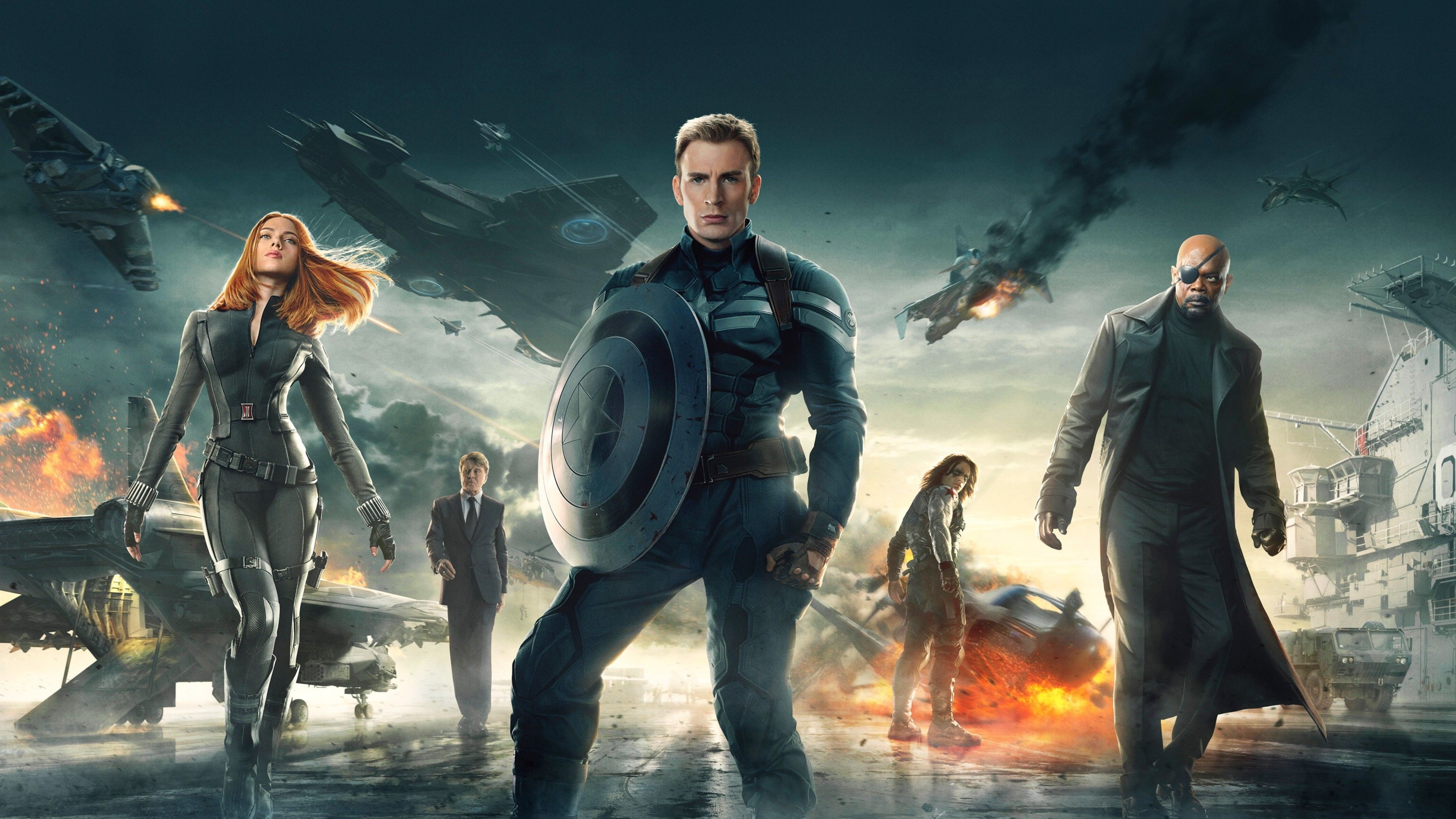 3840x2160 Captain America the Winter Soldier Wallpaper Free Captain America the Winter Soldier Background, Desktop