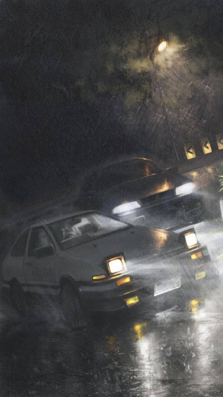 750x1340 Download Initial D Wallpaper, Phone