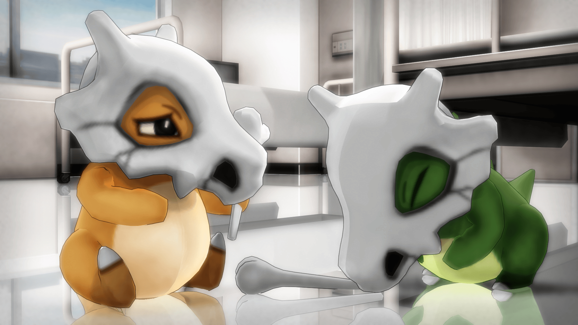 1920x1080 MMD PK Cubone DL, Desktop