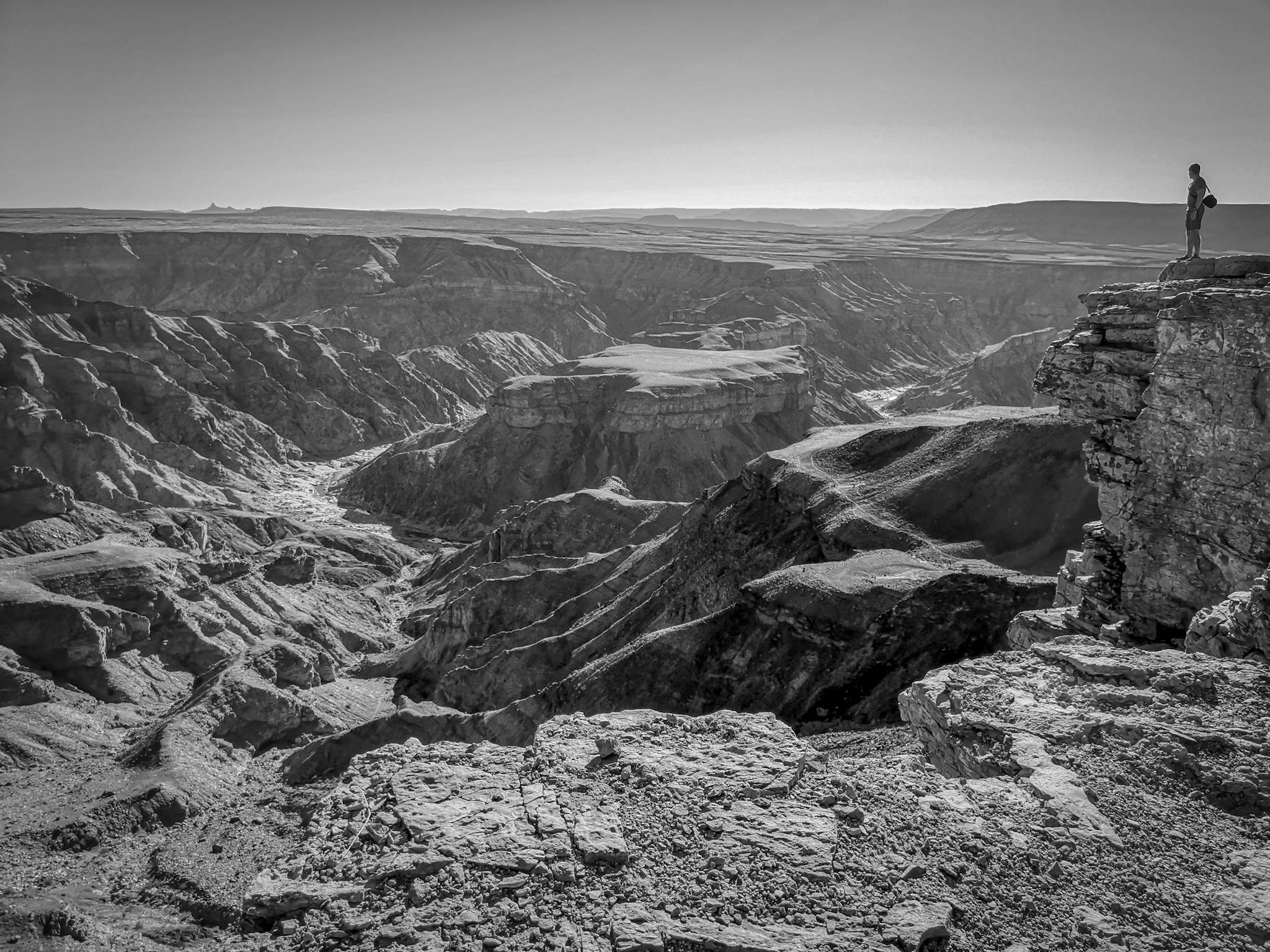 2050x1540 Fish River Canyon Africa black & white, Desktop