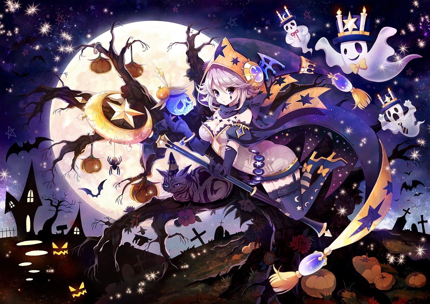 1500x1070 Anime Halloween Wallpaperx1062, Desktop