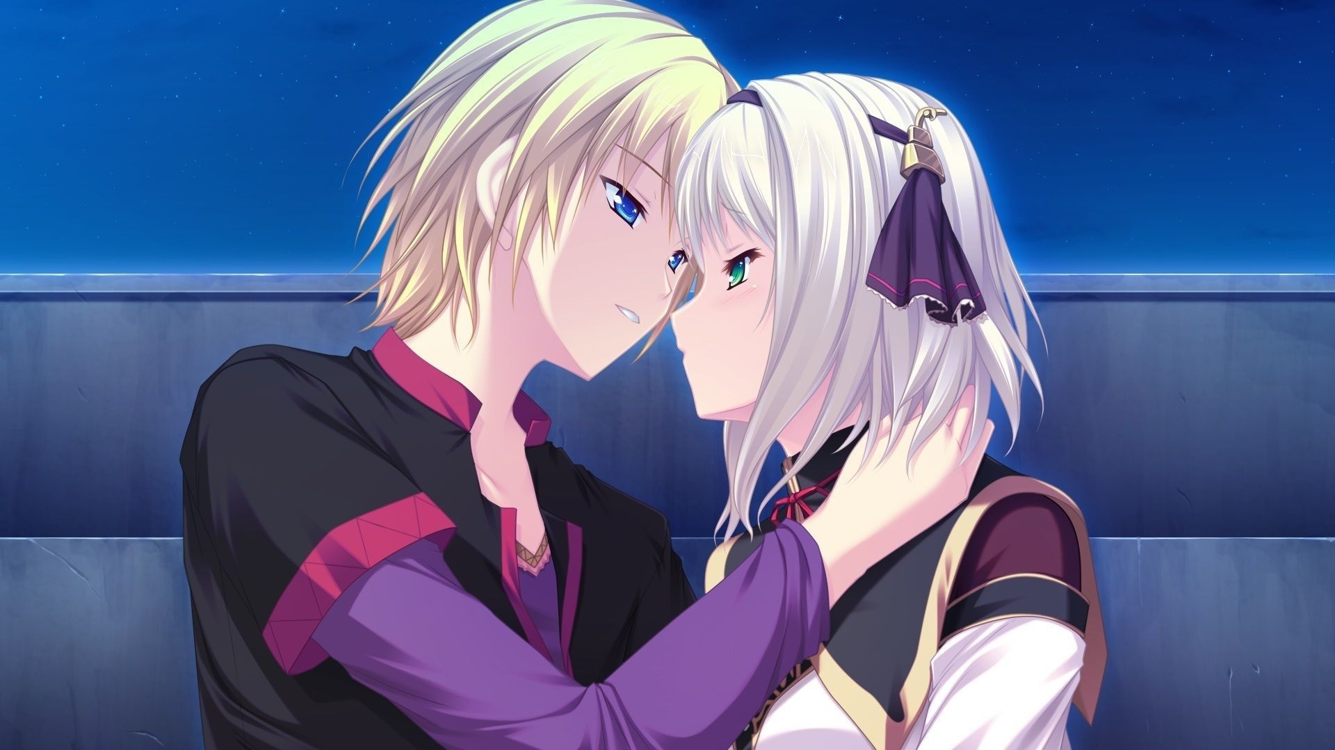 1920x1080 Cute Anime Couple Cartoon HD Wallpaper (Dengan gambar), Desktop