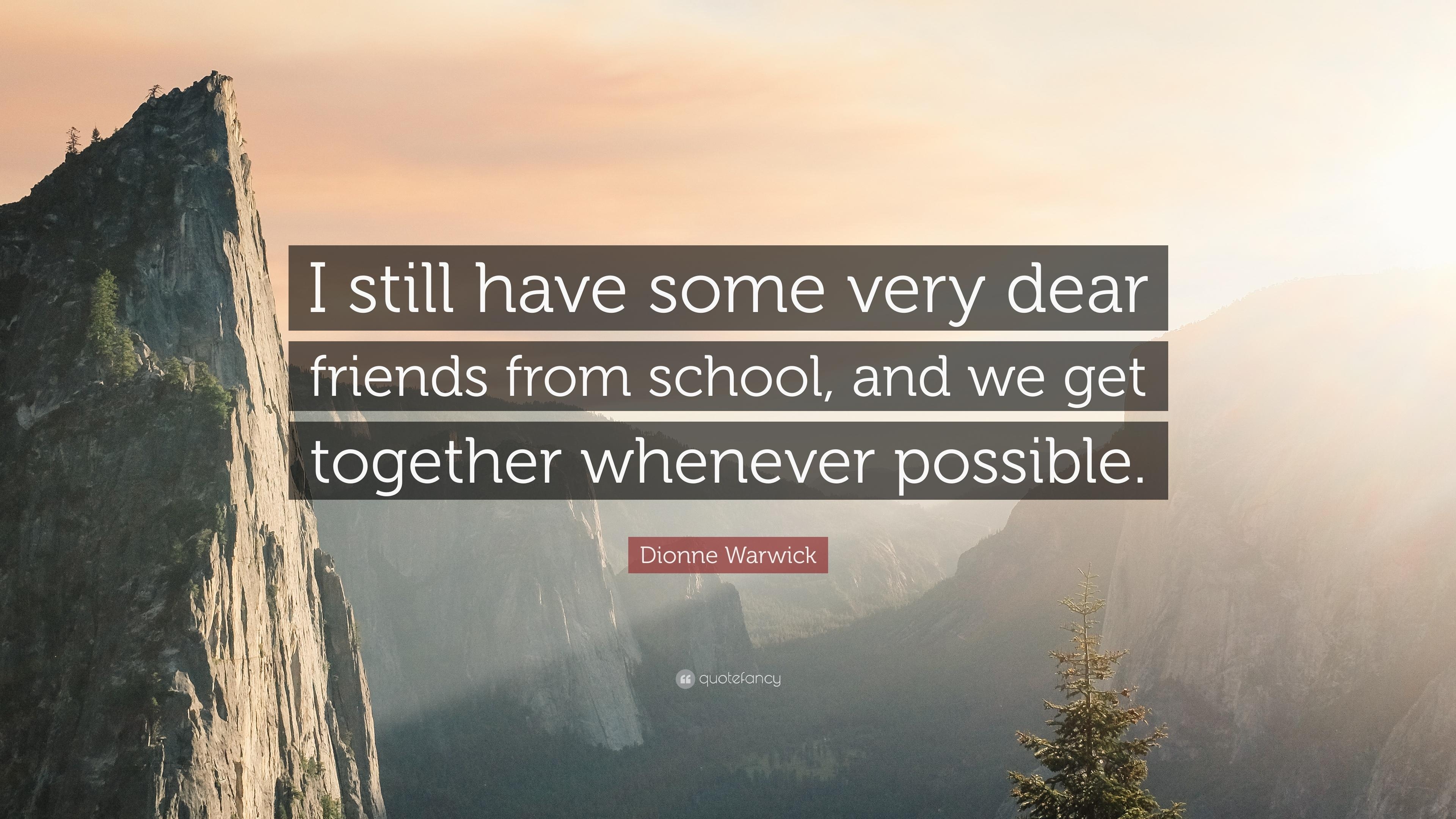 3840x2160 Dionne Warwick Quote: “I still have some very dear friends, Desktop