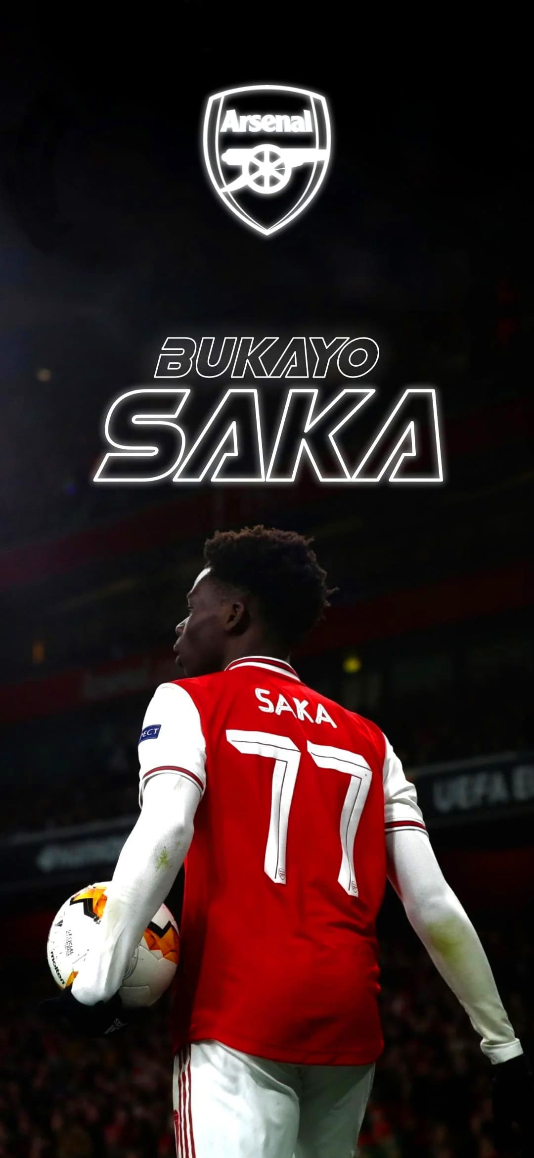 1080x2340 Bukayo Saka Wallpaper, Phone