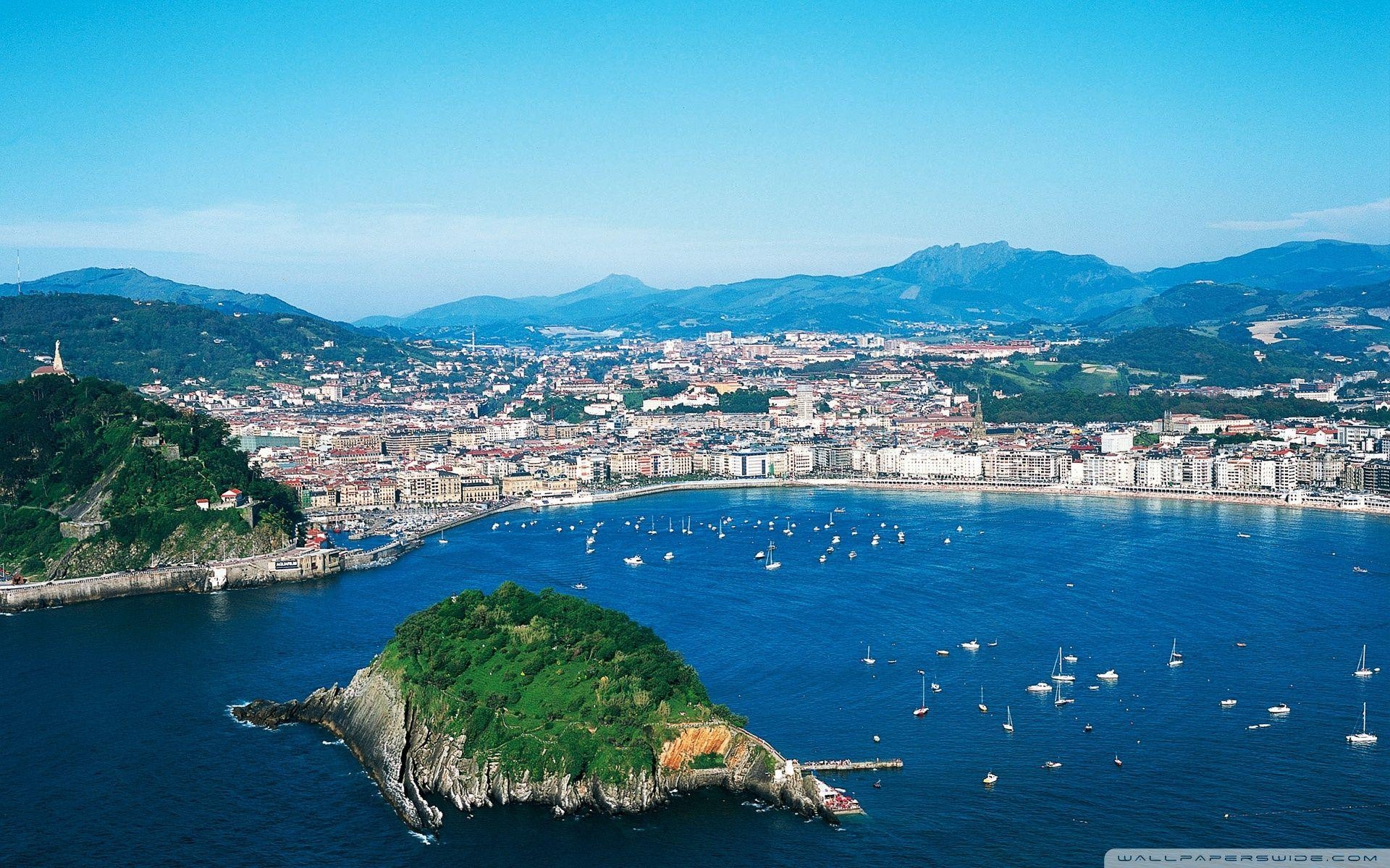 1920x1200 View of San Sebastián, Spain ❤ 4K HD Desktop Wallpaper for 4K Ultra, Desktop