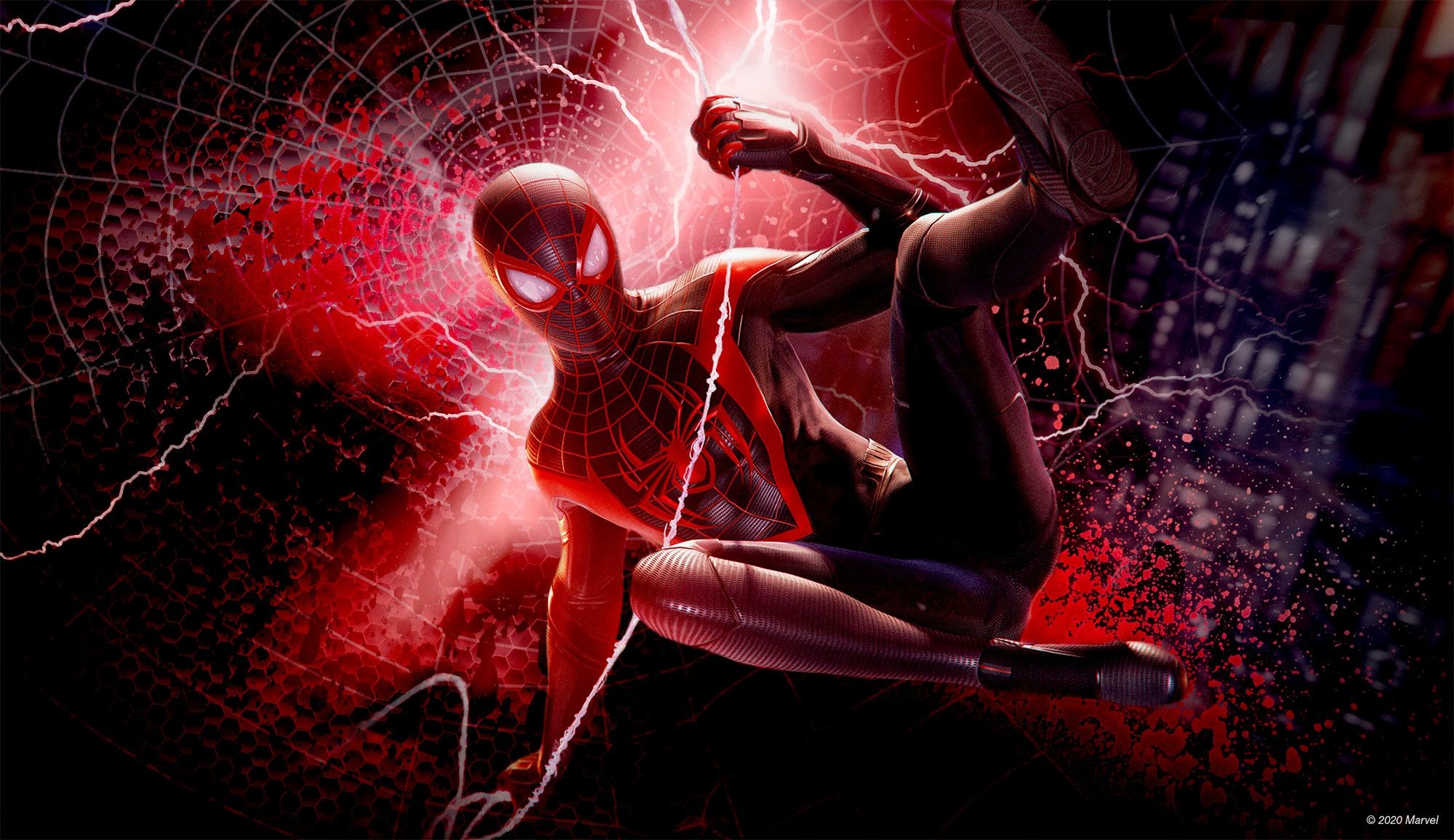 2000x1160 Miles Morales Spider Man PS4 Wallpaper, HD Games 4K Wallpaper, Image, Photo And Background, Desktop