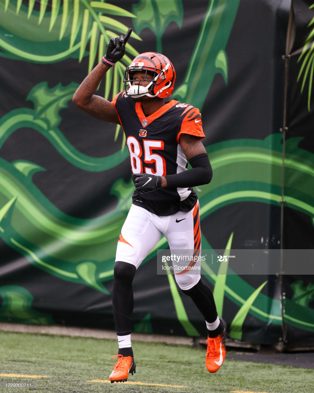 1000x1250 Cincinnati Bengals wide receiver Tee Higgins runs onto the field. Cincinnati bengals, Bengals, Bengals cheerleaders, Phone