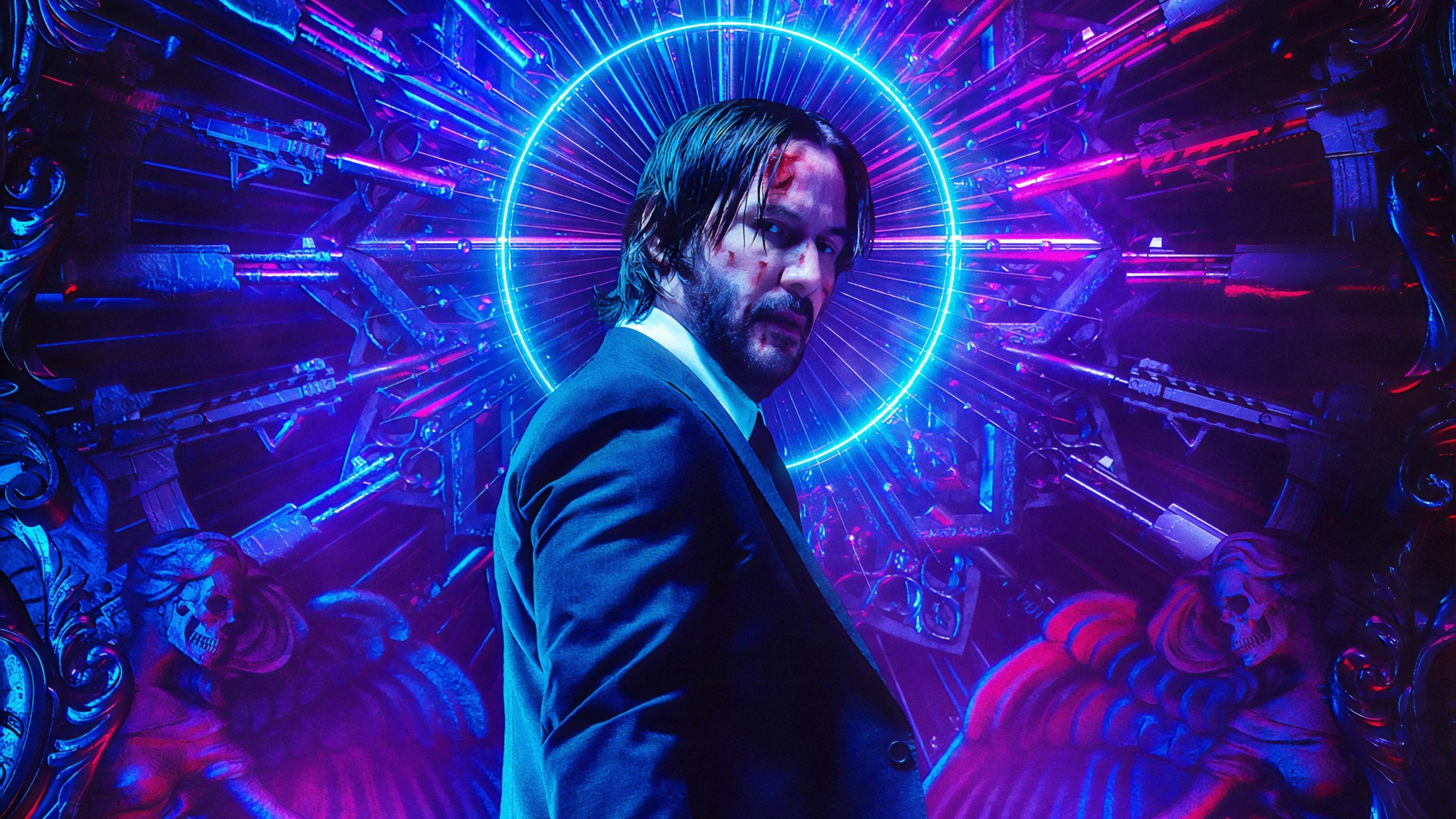 3840x2160 Download  John Wick: Chapter 3, Keanu Reeves, Desktop