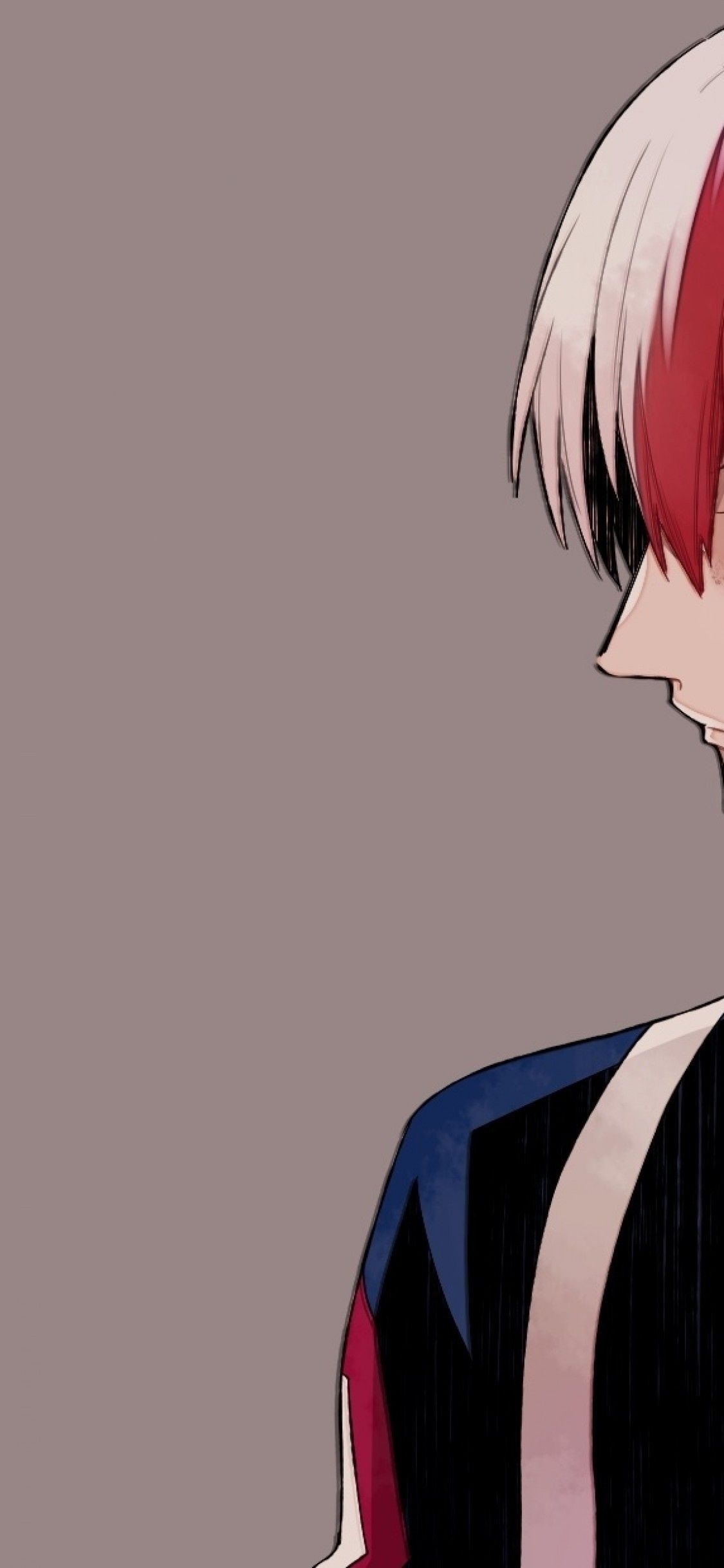 1130x2440 Download  Boku No Hero Academia, Todoroki Shouto, Red, Phone