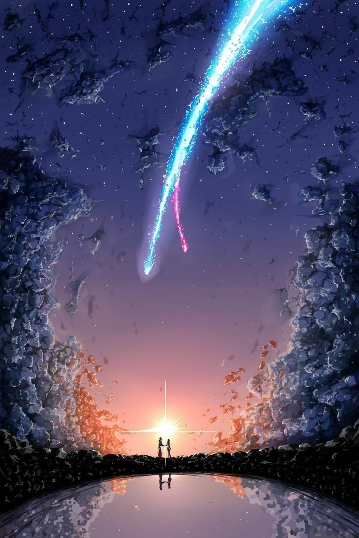 740x1110 Anime World. Kimi no na wa wallpaper, Anime scenery, Anime scenery wallpaper, Phone