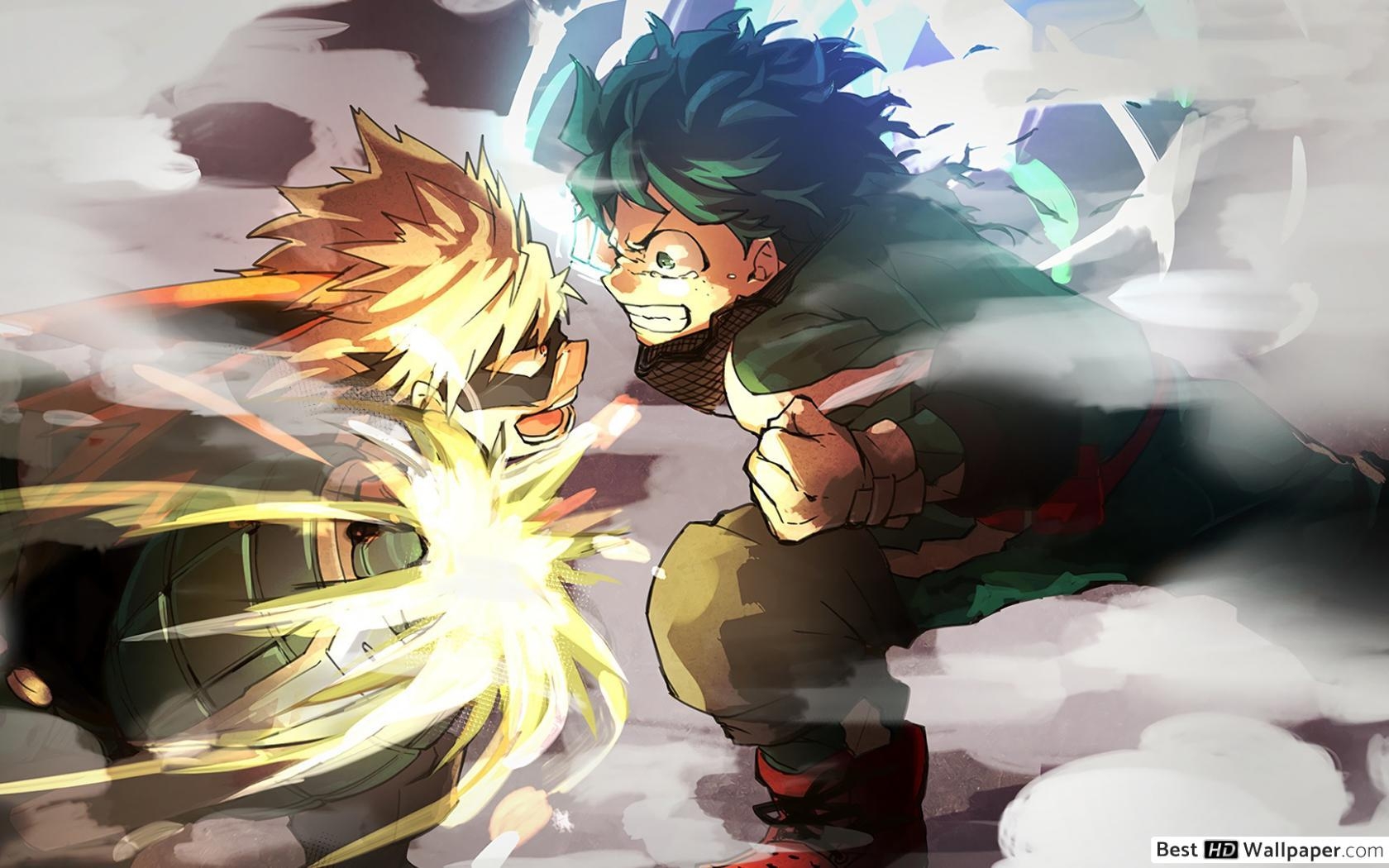 1680x1050 My Hero Academia Midoriya, Katsuki Bakugo, Deku, Kacchan HD, Desktop