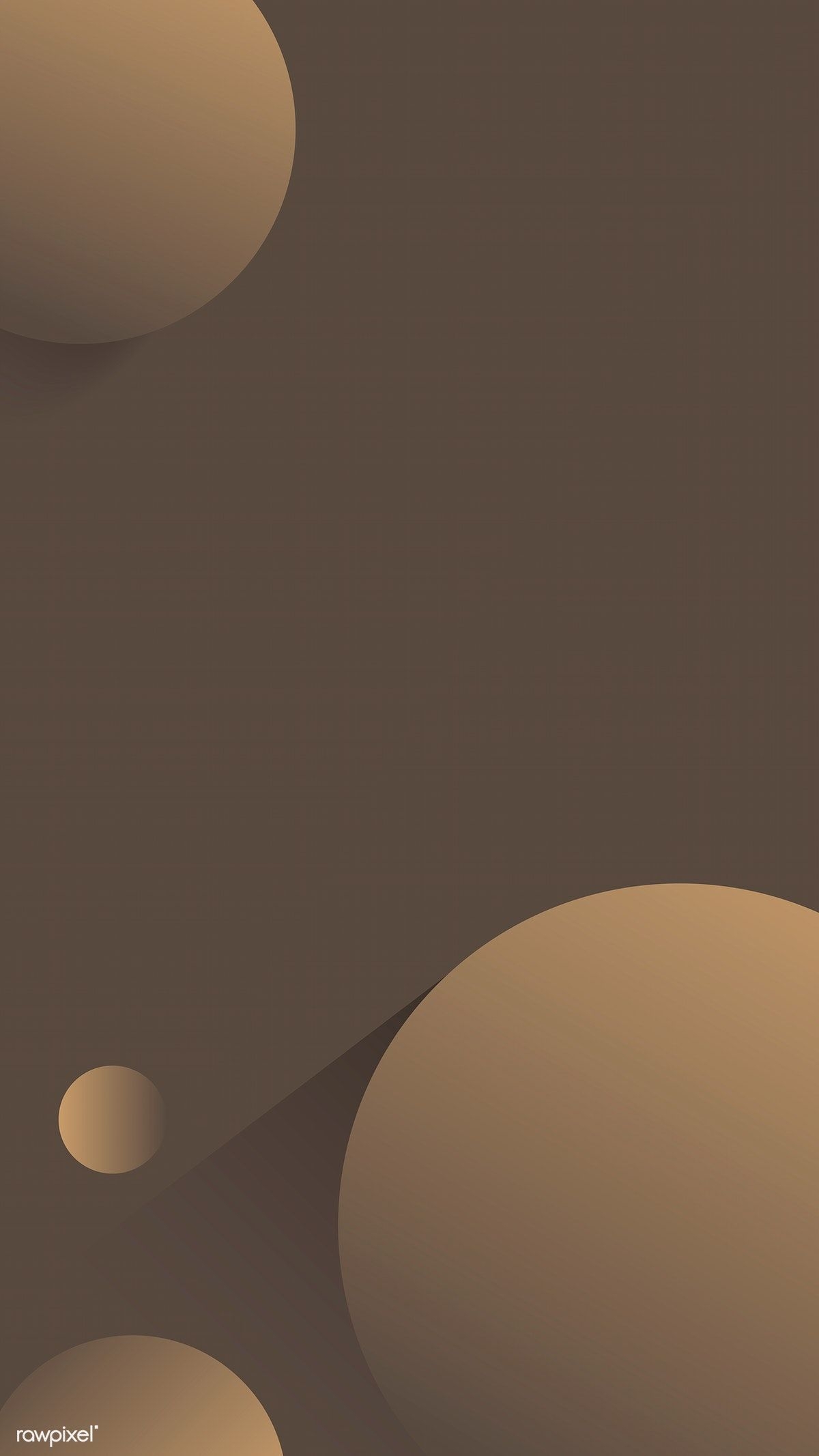 1200x2140 Round brown abstract background vector. free image. Phone wallpaper patterns, Background phone wallpaper, iPhone wallpaper sky, Phone