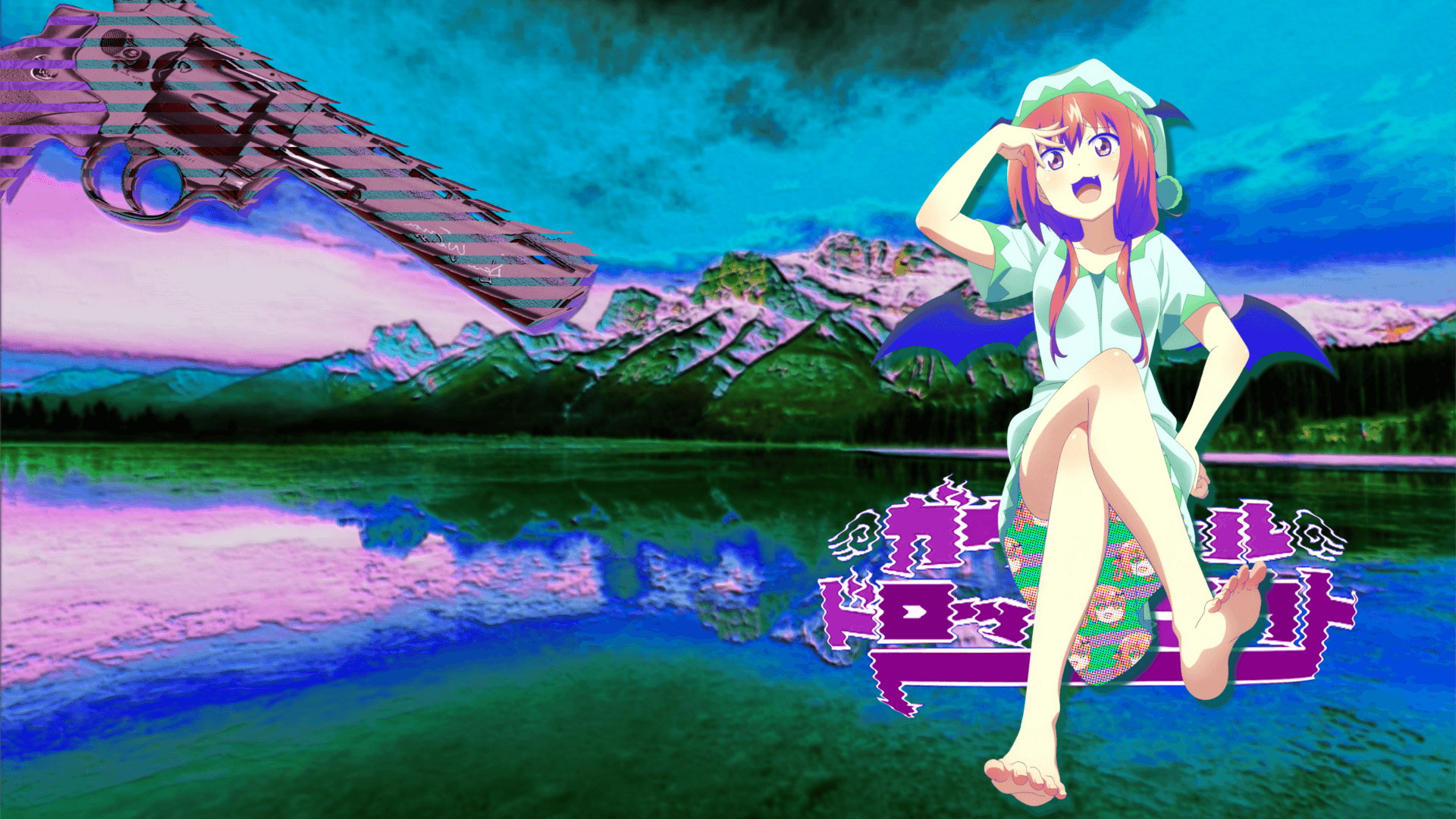 1920x1080 a e s t h e t i c (Vaoorwave Wallpaper mostly anime dump), Desktop