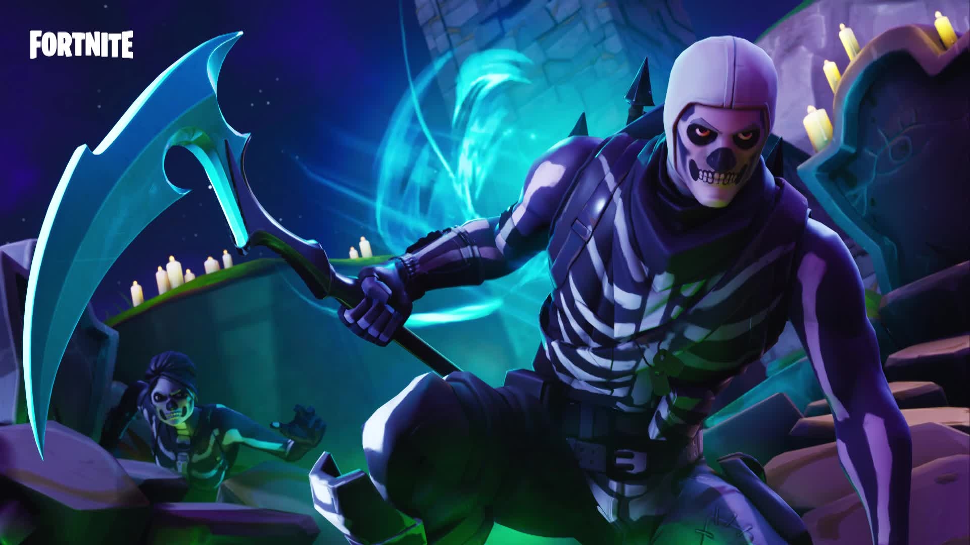 1920x1080 Fortnite Skeleton Skull Trooper Live Wallpaper, Desktop