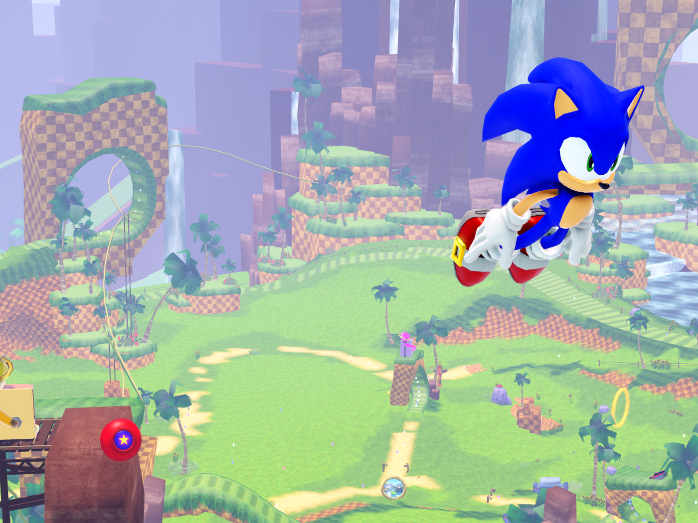 1400x1050 official Sonic the Hedgehog game, Desktop