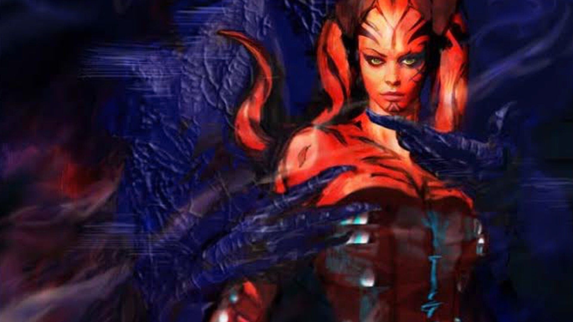 1920x1080 STAR WARS Concept Art Reveals George Lucas's Darth Talon From His Unmade Sequel Trilogy, Desktop