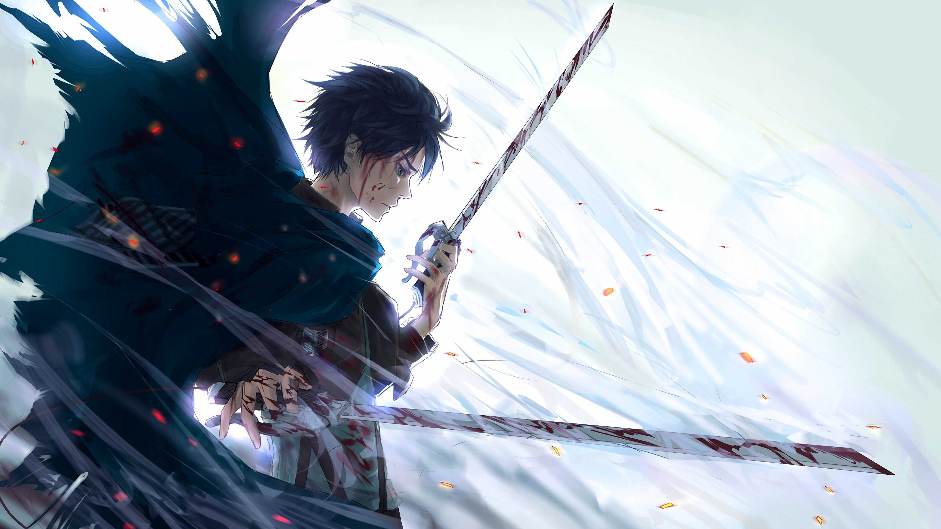 3840x2160 Eren Yeager Wallpaper 4K Free HD Wallpaper, Desktop