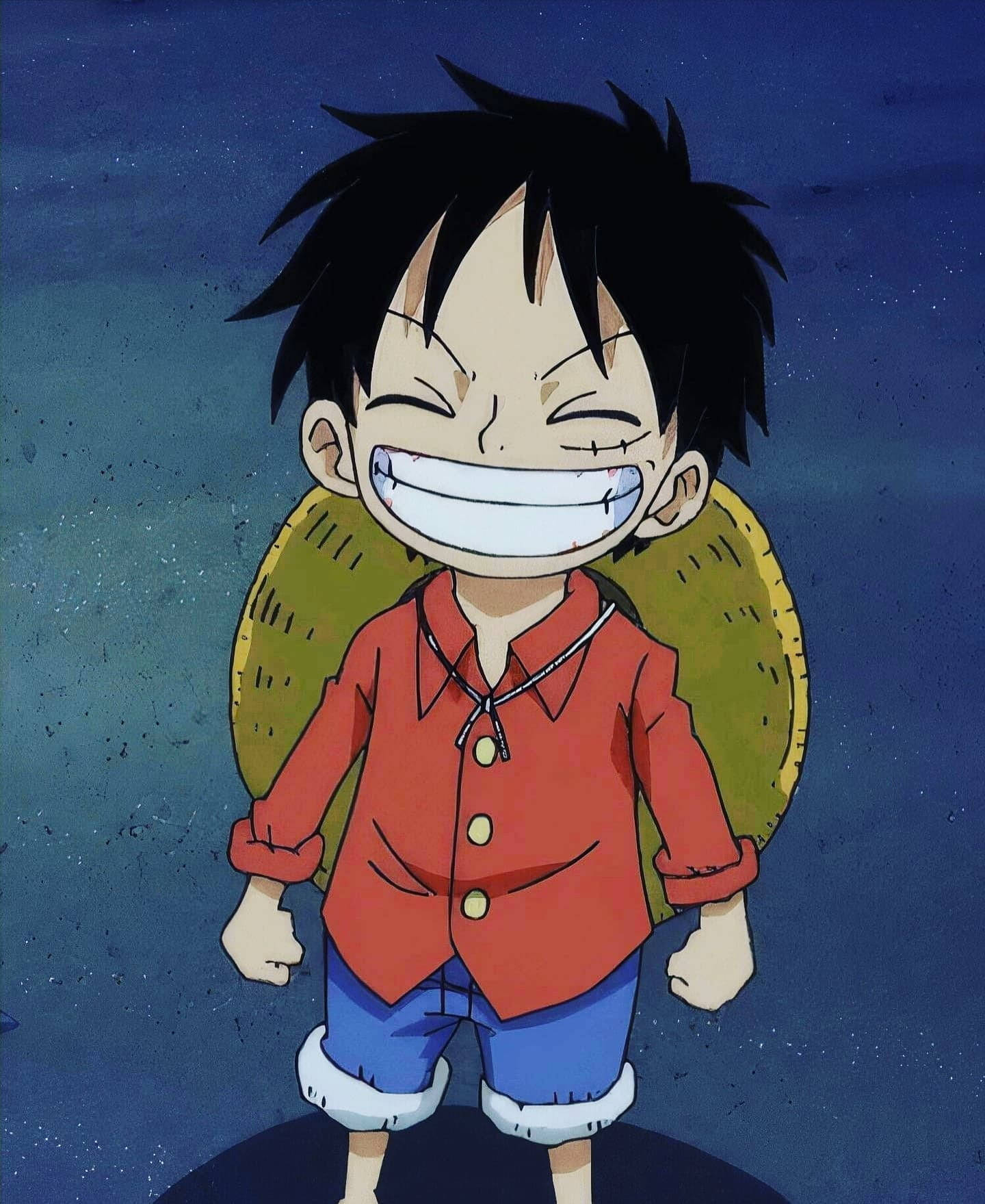 1440x1760 Download Adorable Young Luffy Aesthetic Wallpaper, Phone