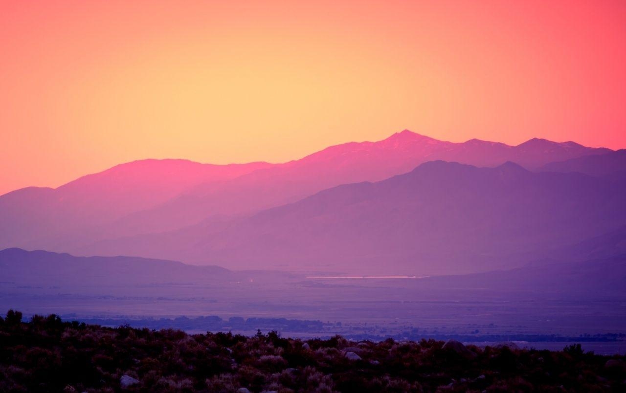 1280x810 Sunset & Mountains California wallpaper. Sunset & Mountains, Desktop