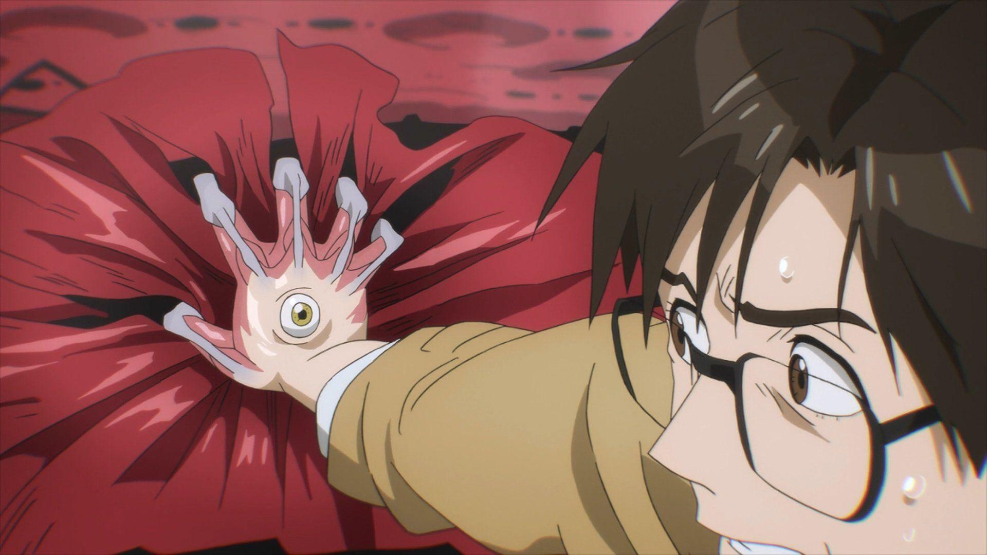 1920x1080 Shinichi stopping a car with Migi Full HD Bakgrund and Bakgrund, Desktop