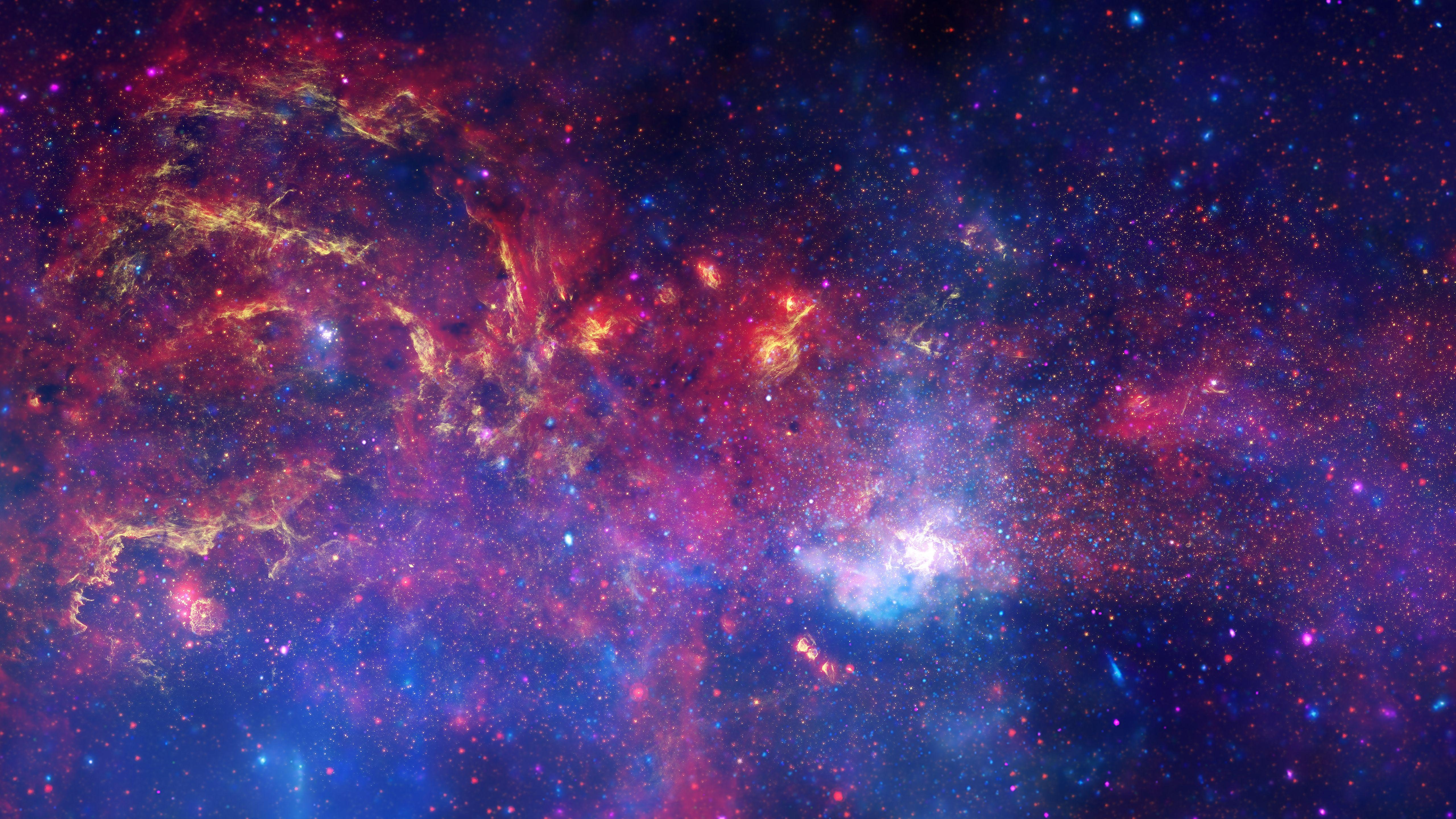 5120x2880 Wallpaper Galaxy, Stellar, Stars, Vibrant, Hubble Space Telescope, Desktop