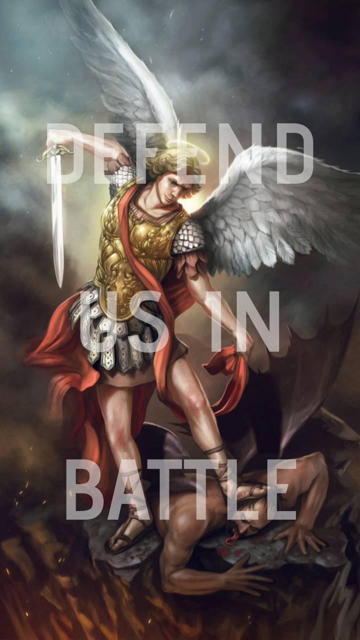 720x1280 St Michael Defend Us wallpaper, Phone