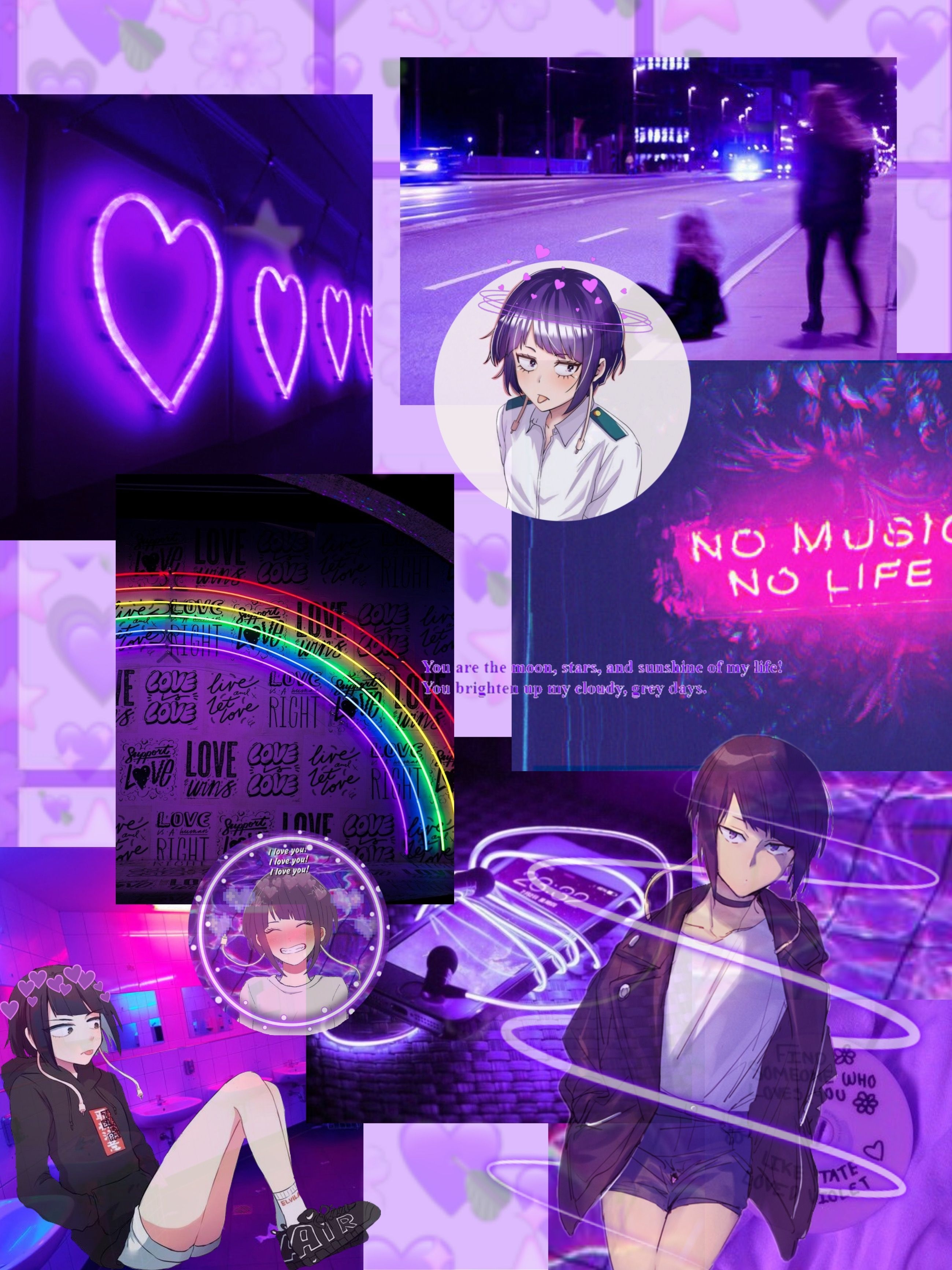 2600x3470 Kyoka Jiro Aesthetic Purple Wallpaper. Purple wallpaper, Wallpaper, Kawaii wallpaper, Phone