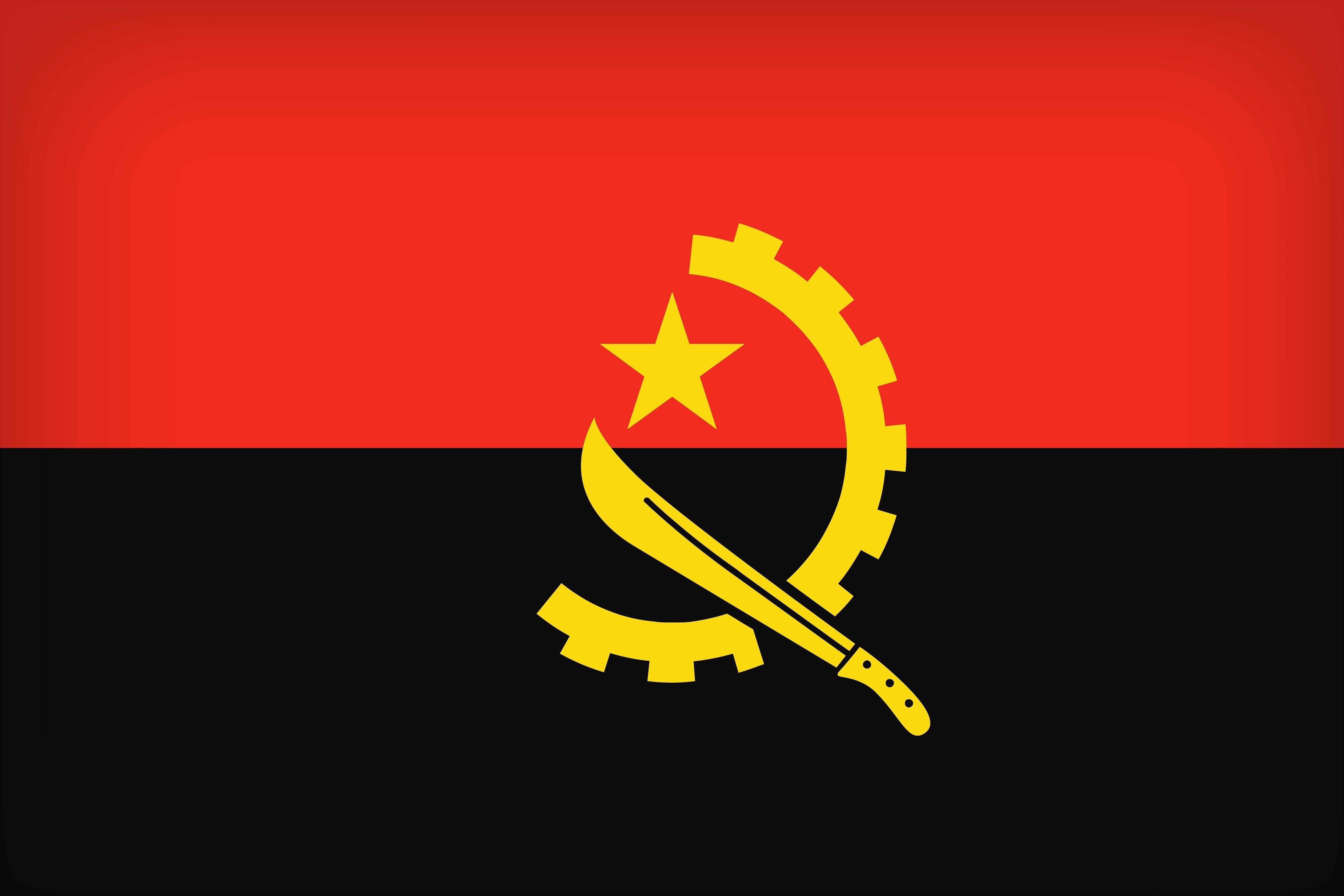 5000x3340 Flag Of Angola 4k Ultra HD Wallpaper. Background Imagex3334, Desktop