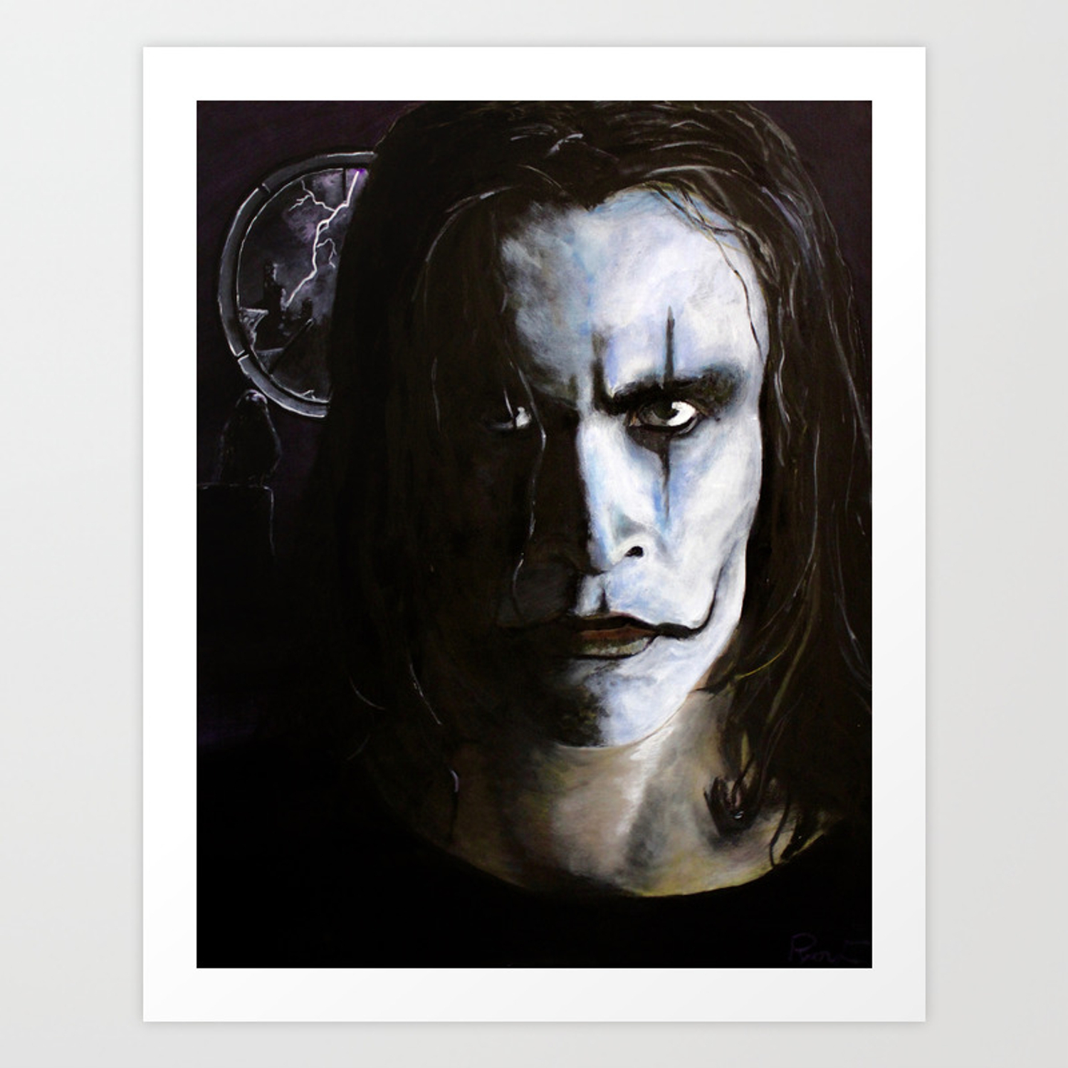 1500x1500 The Crow Eric Draven Art Print, Phone