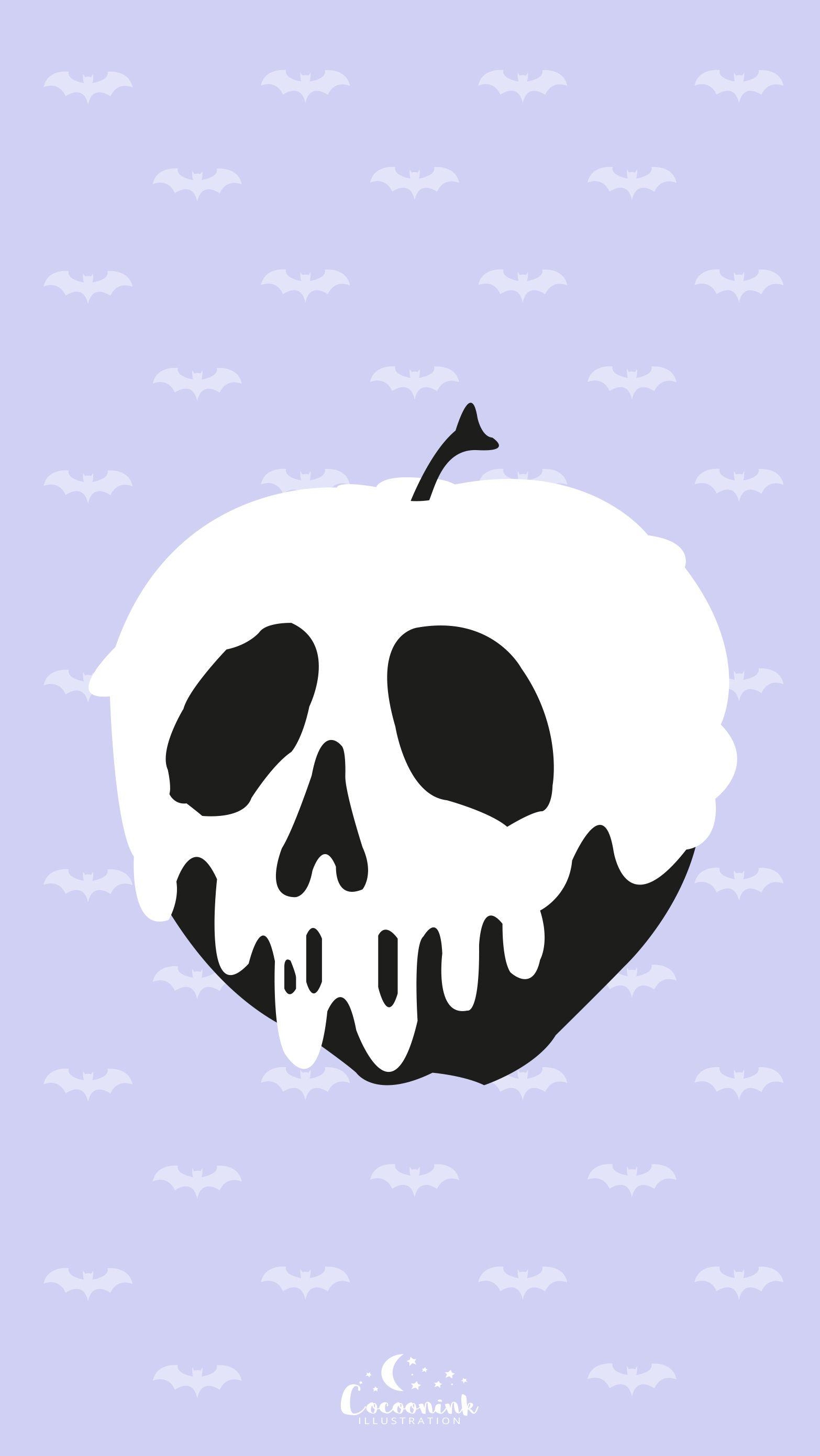 1570x2790 Fond d'écran Halloween Apple white neige, Phone