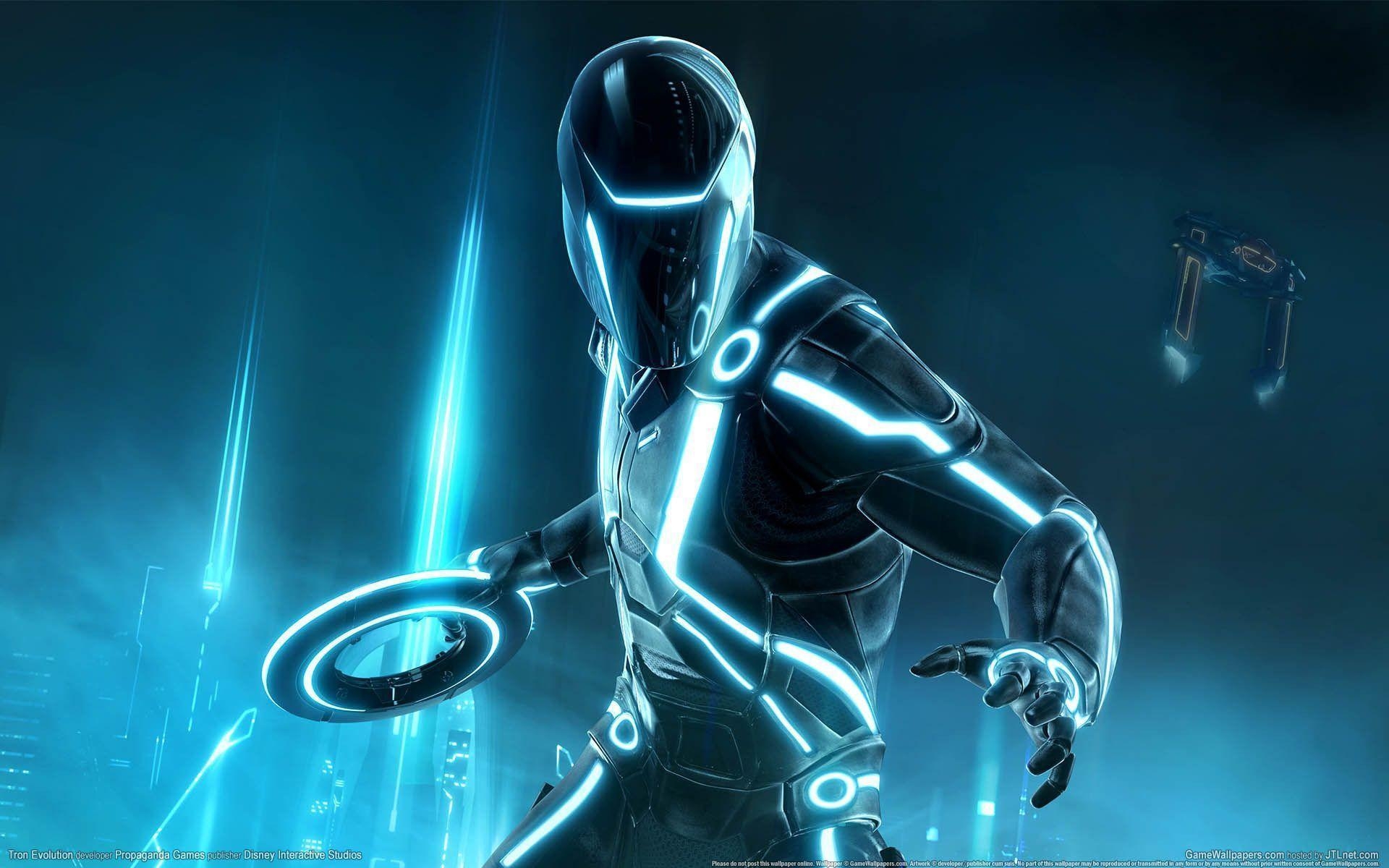 1920x1200 Games Wallpaper, TRON EVOLUTION DISC ROBOT 1581, Desktop