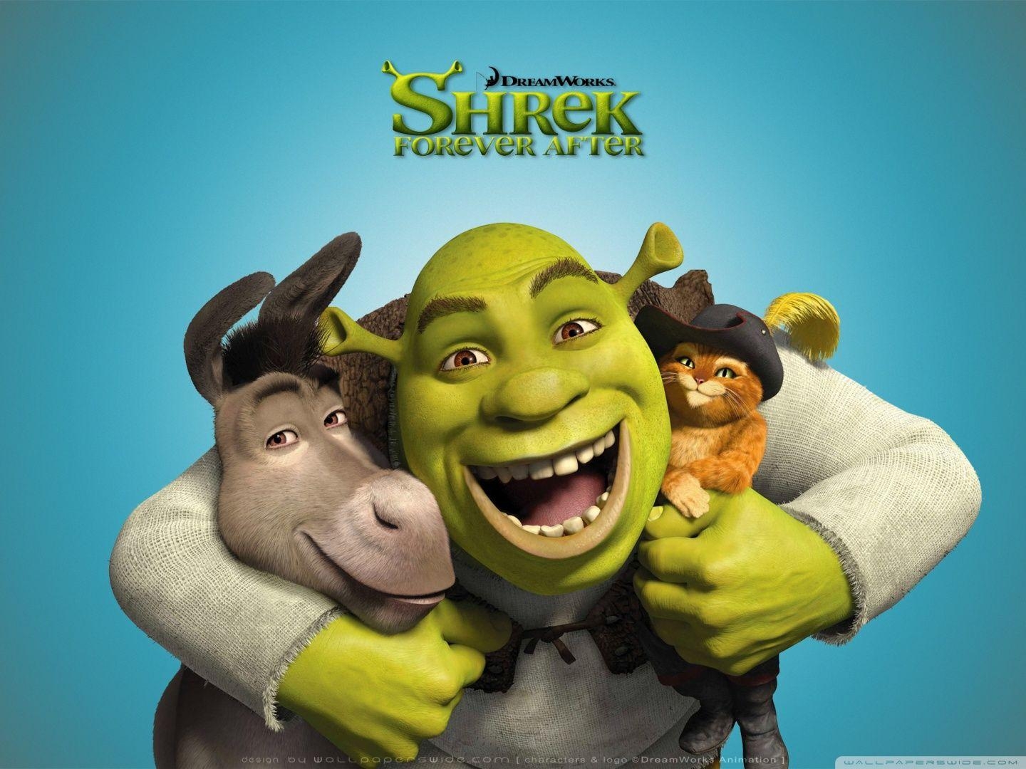 1440x1080 Shrek, Donkey and Puss in Boots, Shrek Forever After HD desktop, Desktop