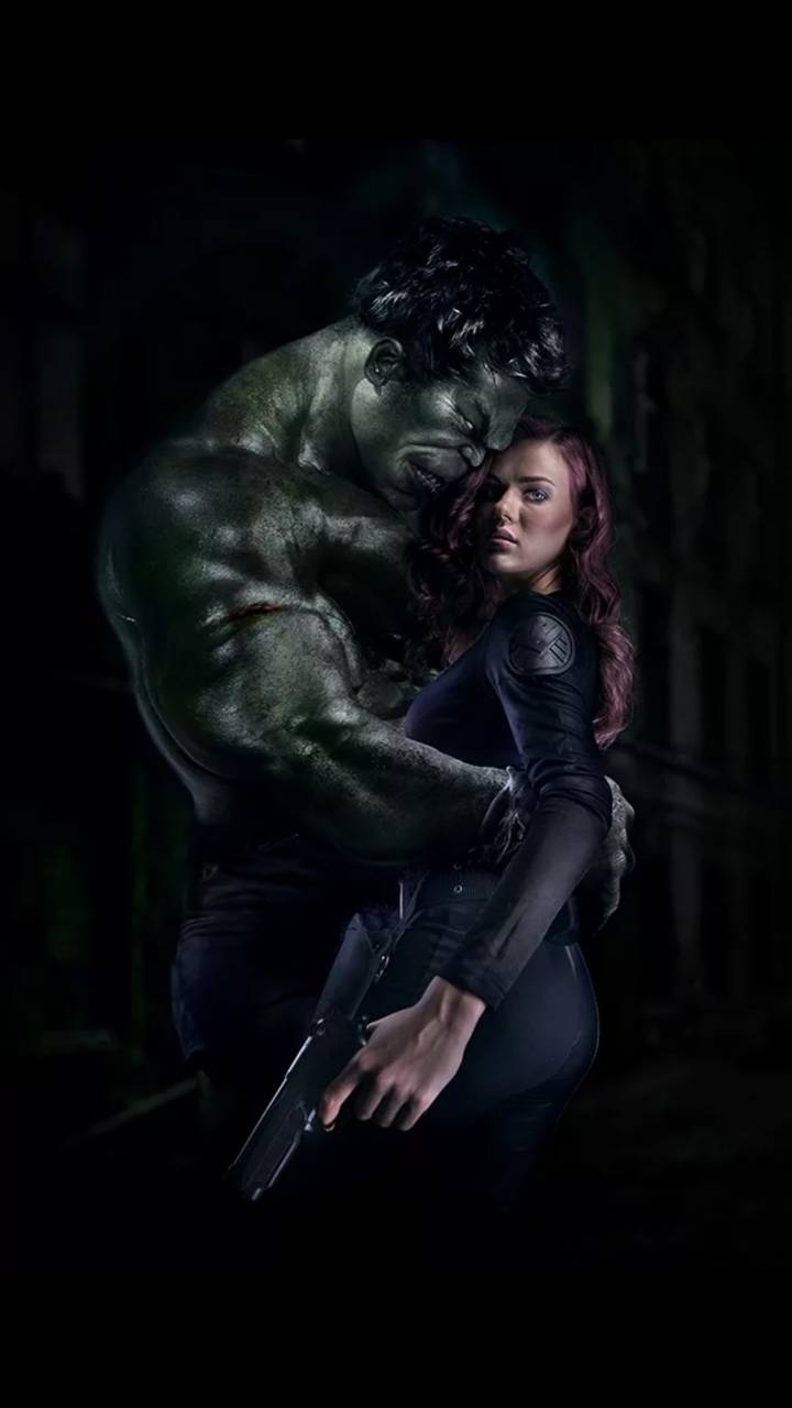 720x1280 hulk and black widow Wallpaper, Phone