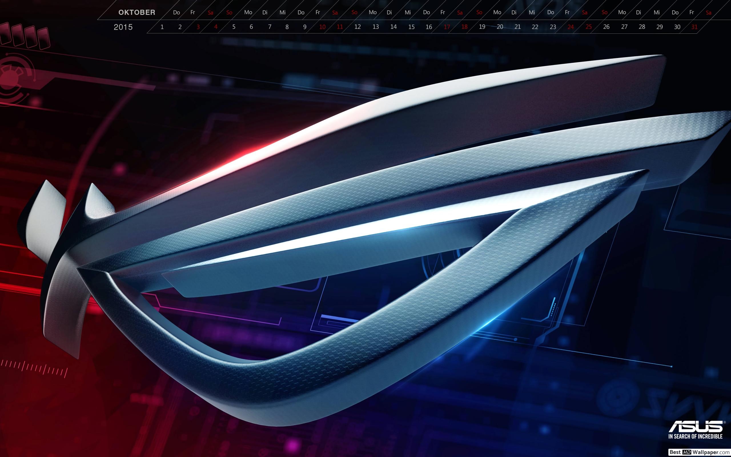 2560x1600 Asus ROG (Republic of Gamers), Dashing Logo HD wallpaper download, Desktop