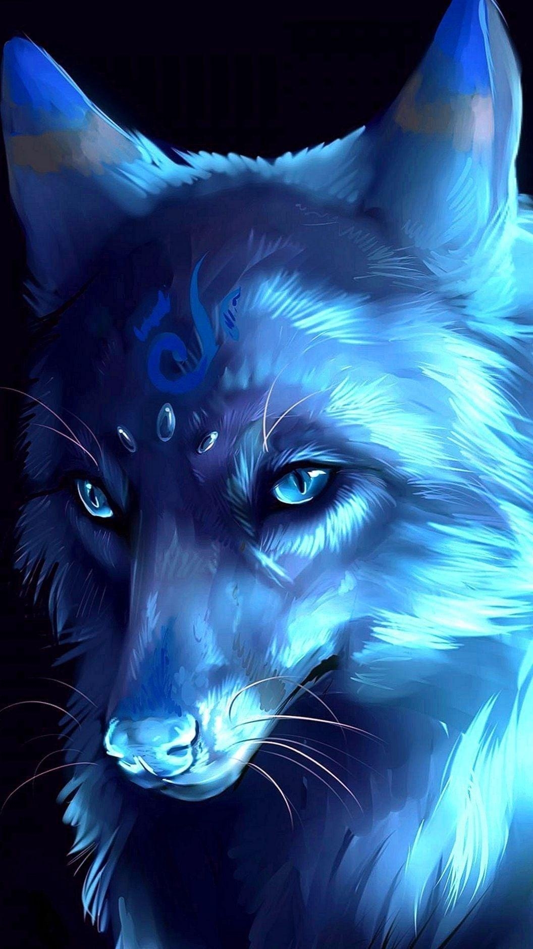 1060x1880 Anime Wolf Phone Wallpaper, Phone