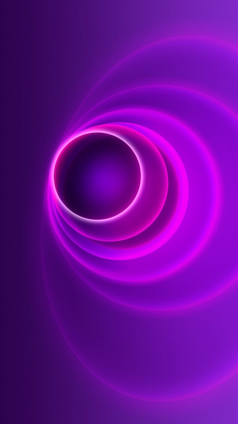 770x1370 Purple Circle iPhone 12 Ultra HD 2160X3840 High Resolution Wallpaper, Phone