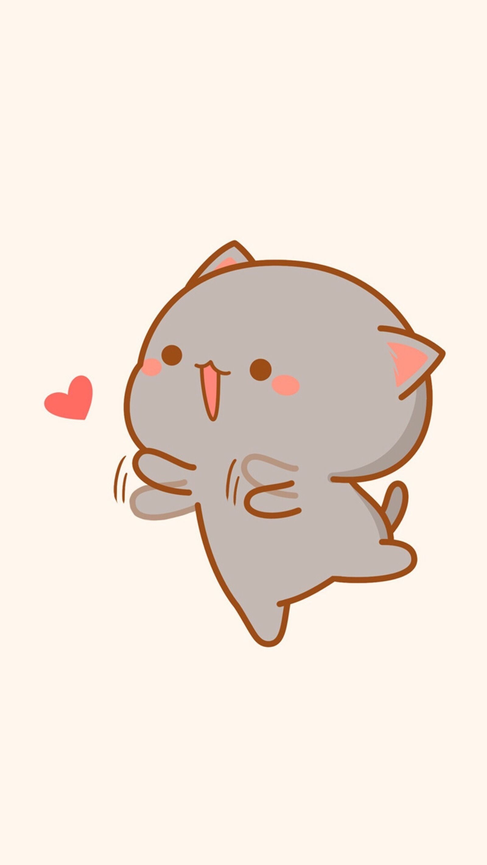 1600x2850 Chibi Cat Wallpaper, Phone