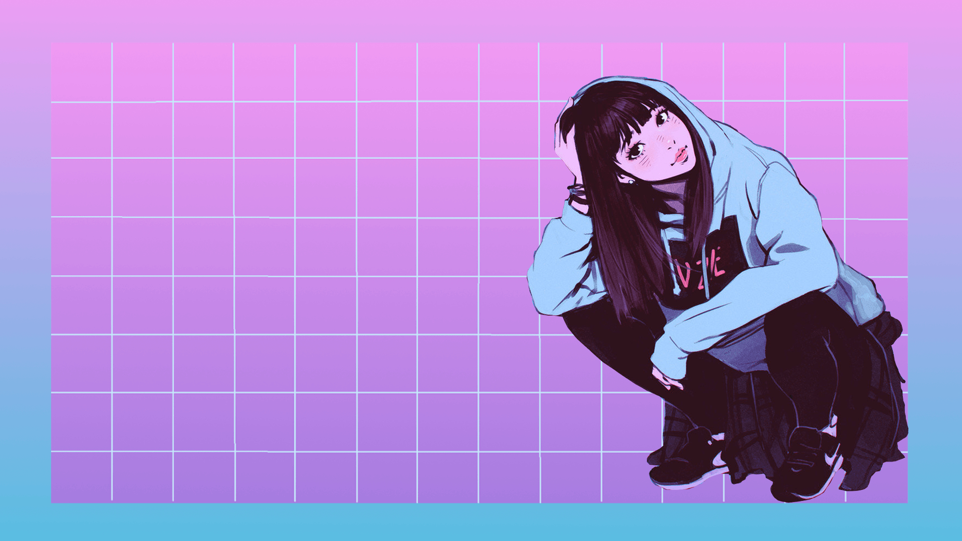 1920x1080 Anime Girl Aesthetic Wallpaper Free Anime Girl Aesthetic, Desktop