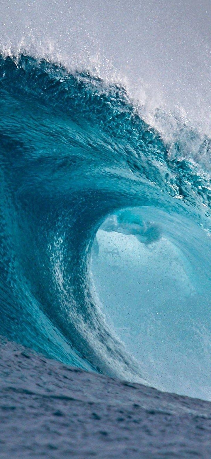 720x1560 Wave Surfing The Ocean iPhone X Wallpaper HD. Surfing waves, Phone