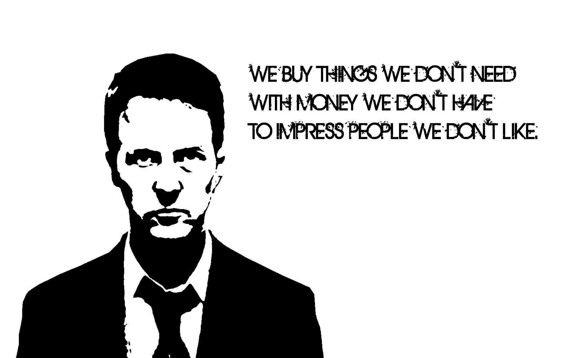 1920x1200 Fight Club quote Wallpaper #, Desktop