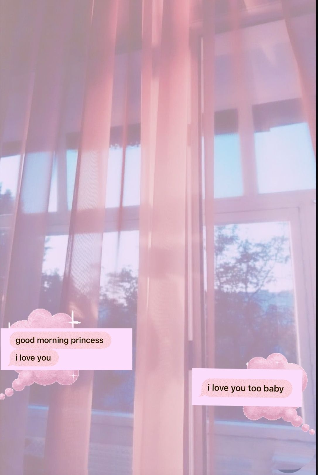 1090x1620 pink good morning aesthetic, Phone